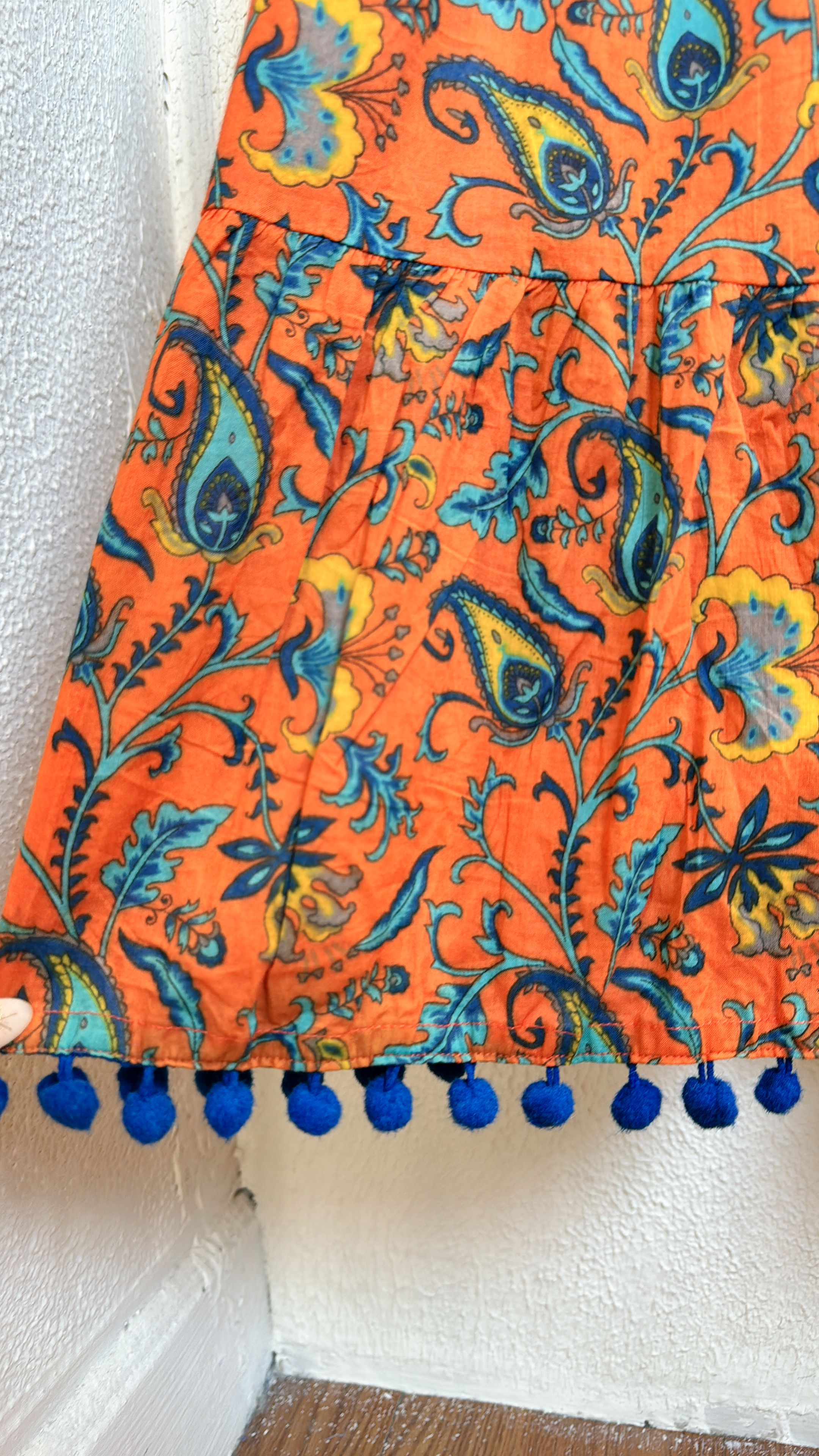 2479 Orange Fafa Pure Cotton Ball ball OP 46.5"