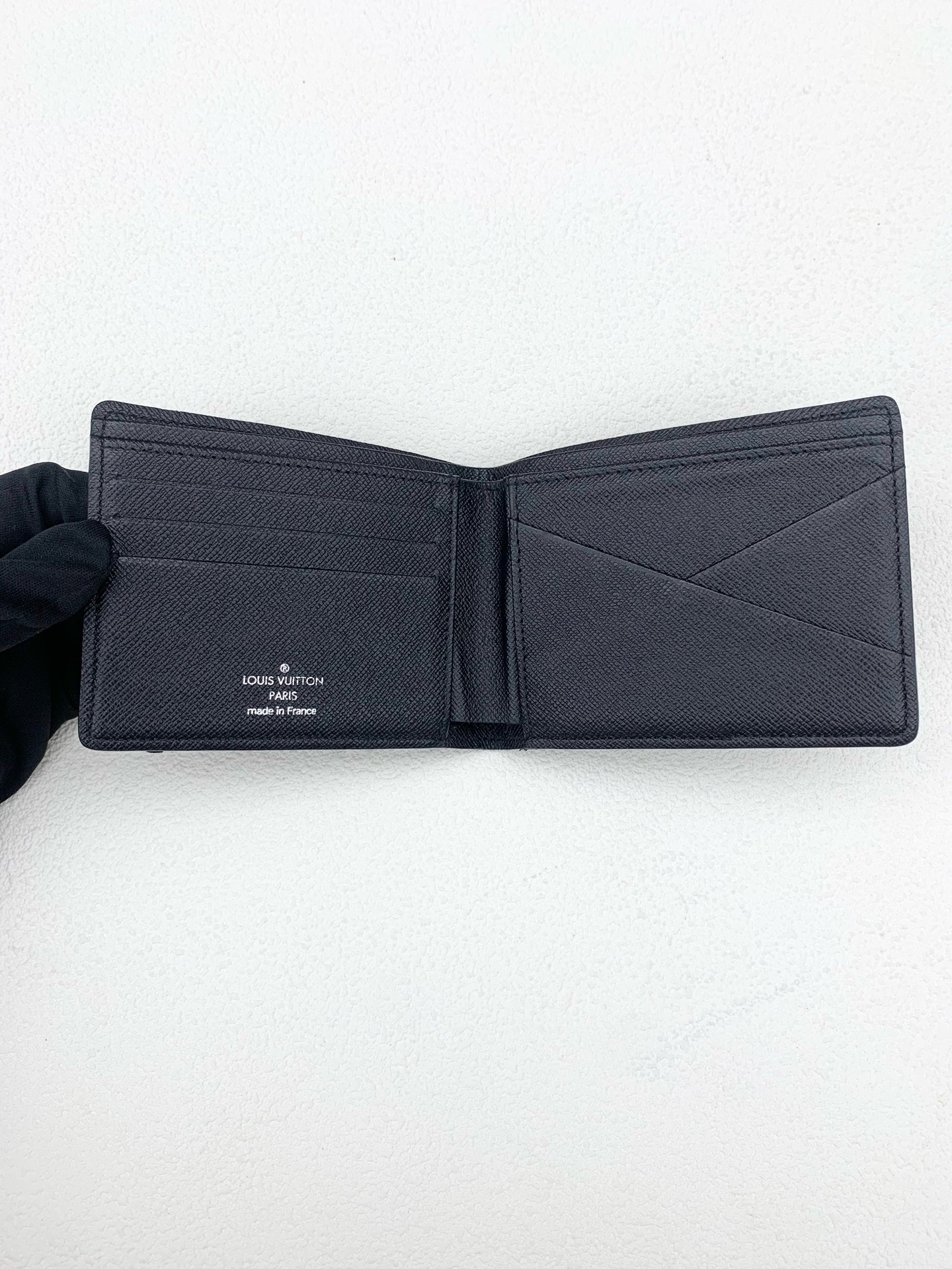 【預訂貨品】LV黑色棋盤男款短銀包