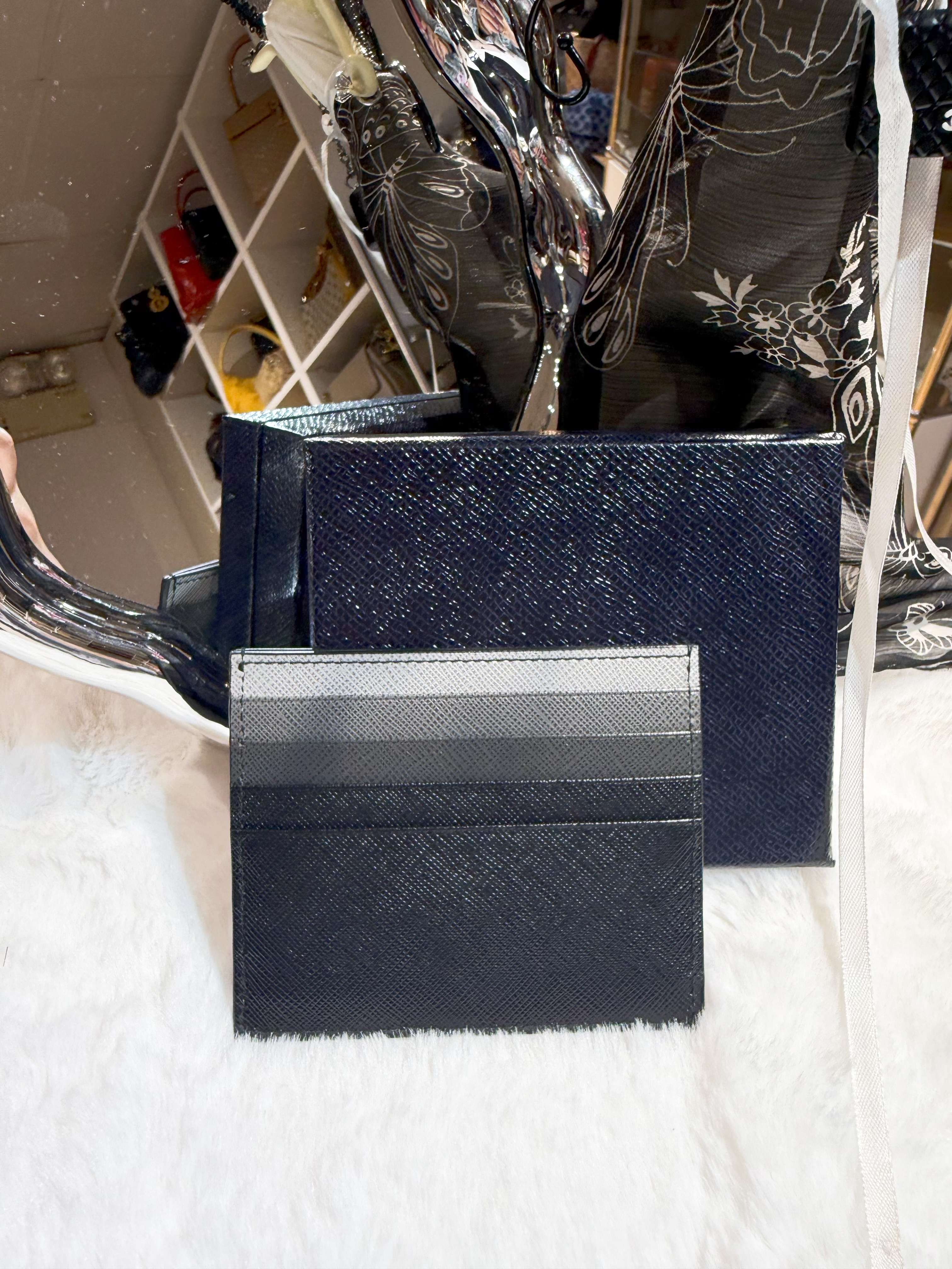 Prada card holder XL SF/blk/grey/9cc