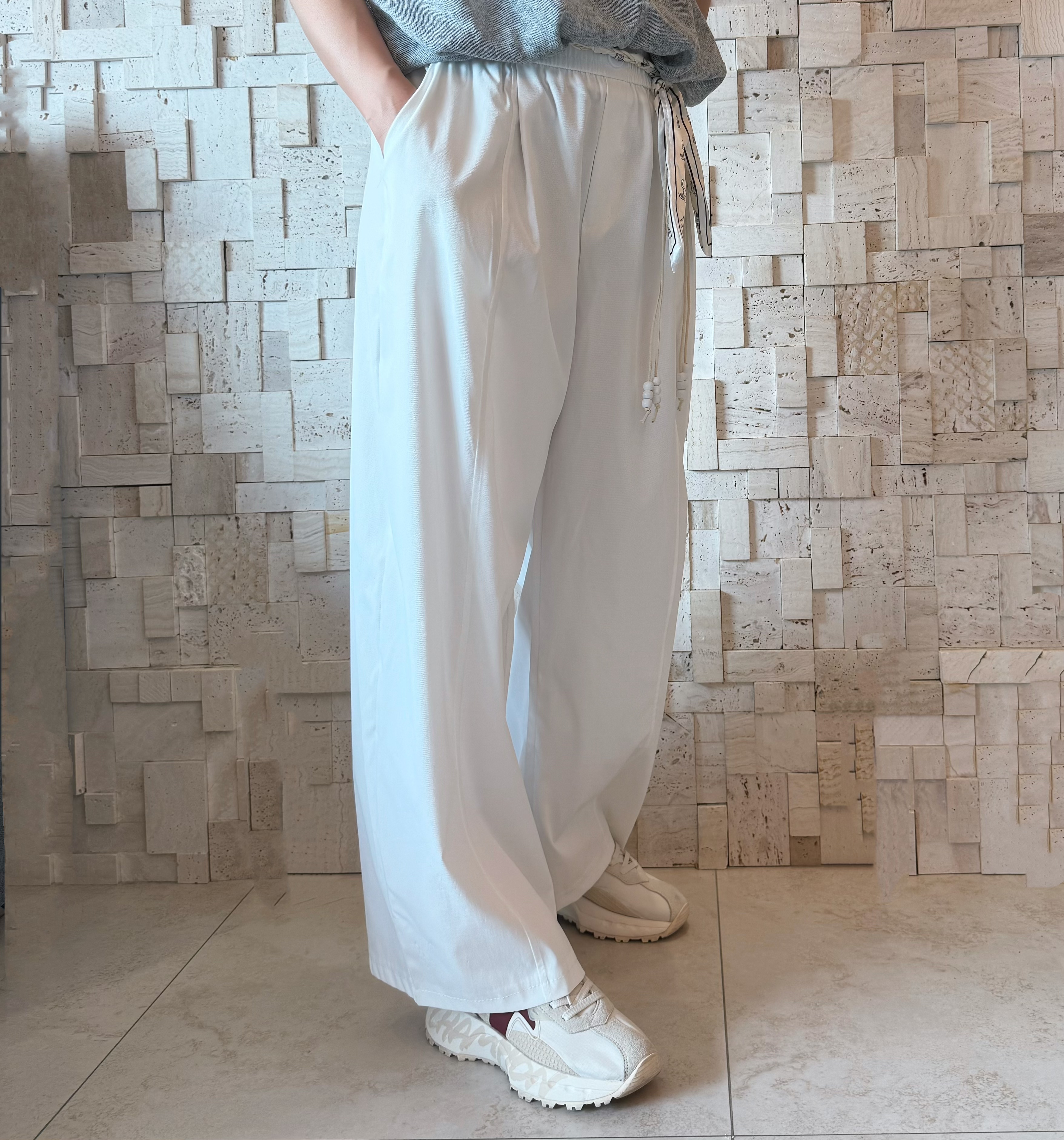 B00567 薄料滑身百搭闊褲✨ 