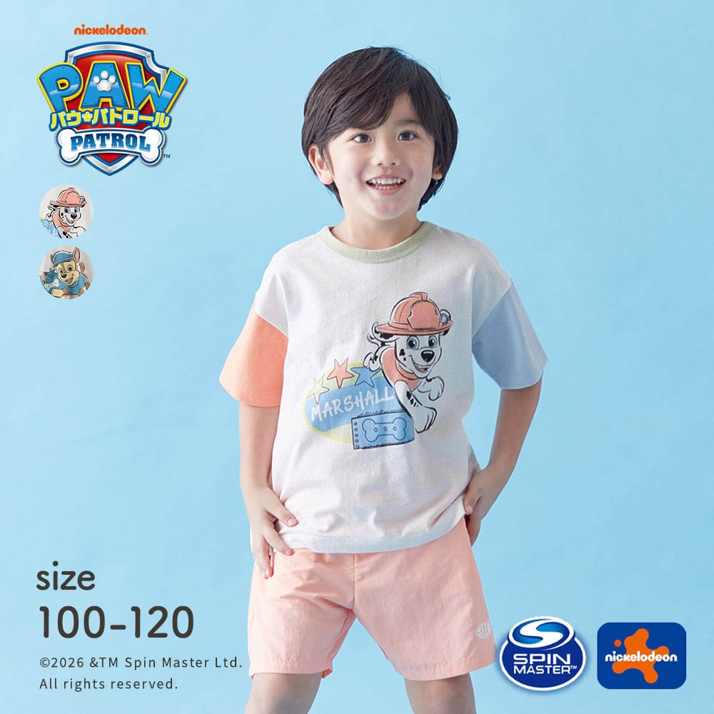 🆕【⭐訂購⭐】🇯🇵 日本直送 🌀#PawPatrol 拼色短袖 tee🌀 [PLCA-0131] [260415]