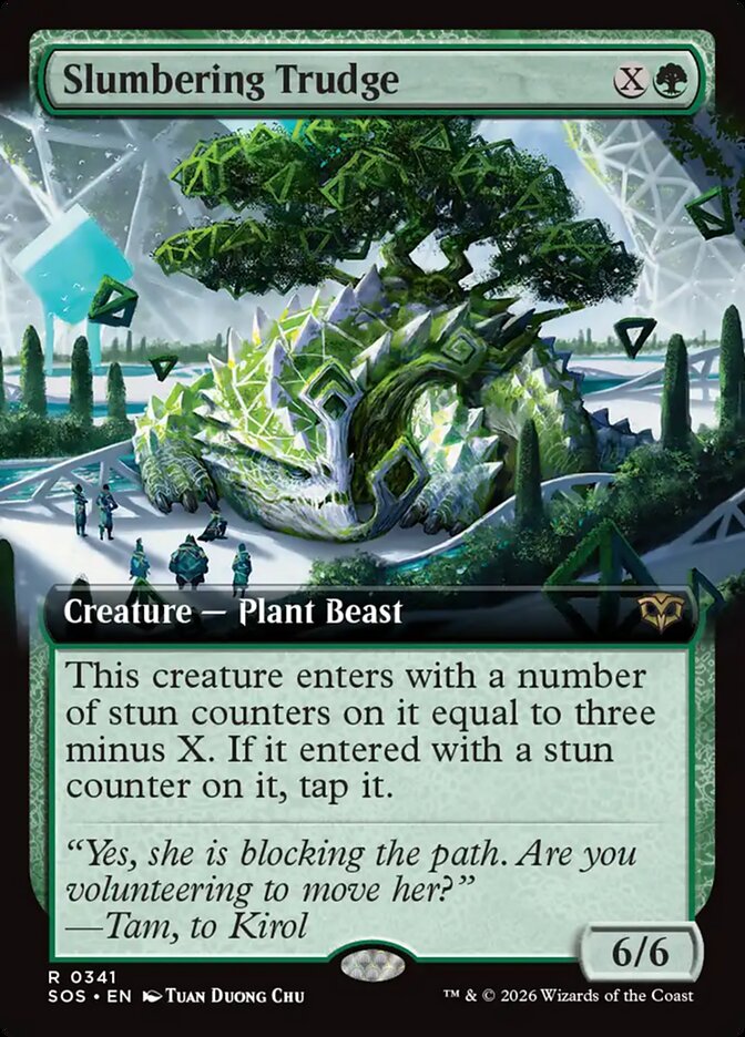 [EN] [Foil] Slumbering Trudge [SOS-341] R