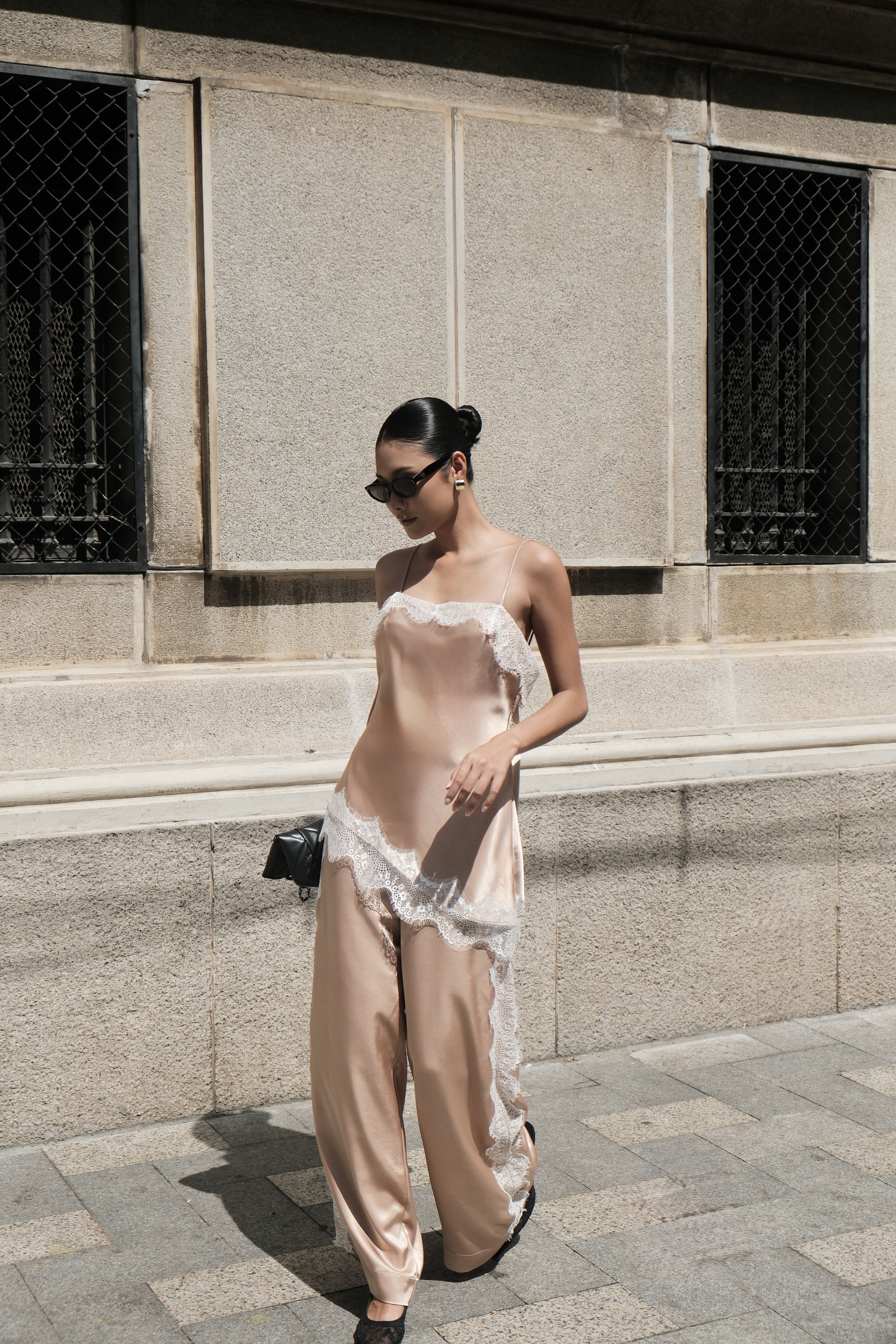 Rosée Lace Silk Set