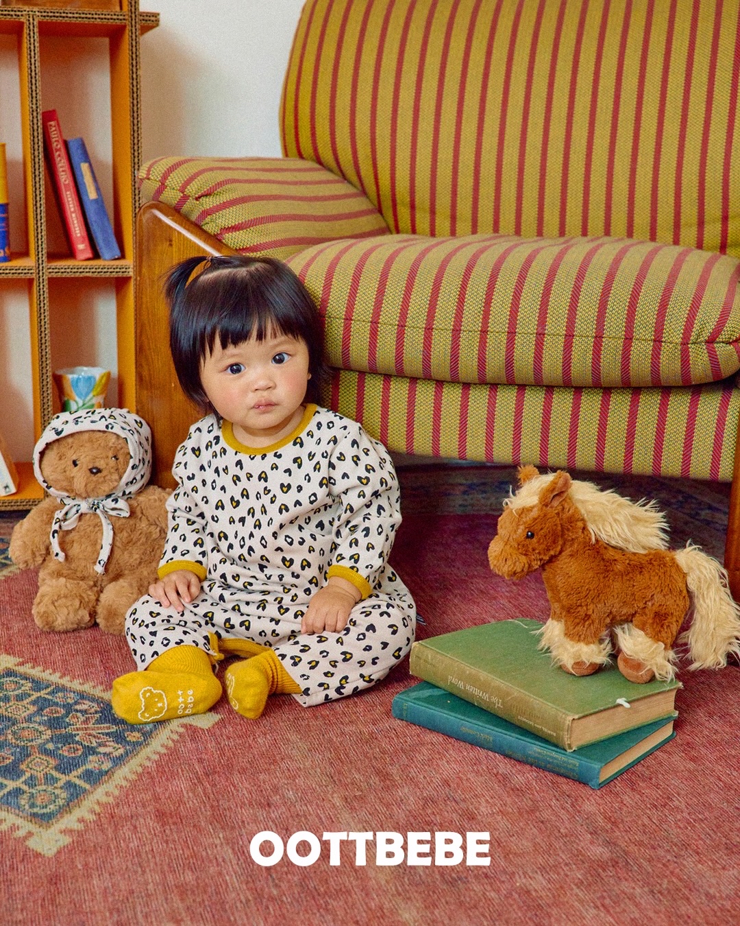 OOTT | Heart Hopi Jeonshin Suit + Bonet SET