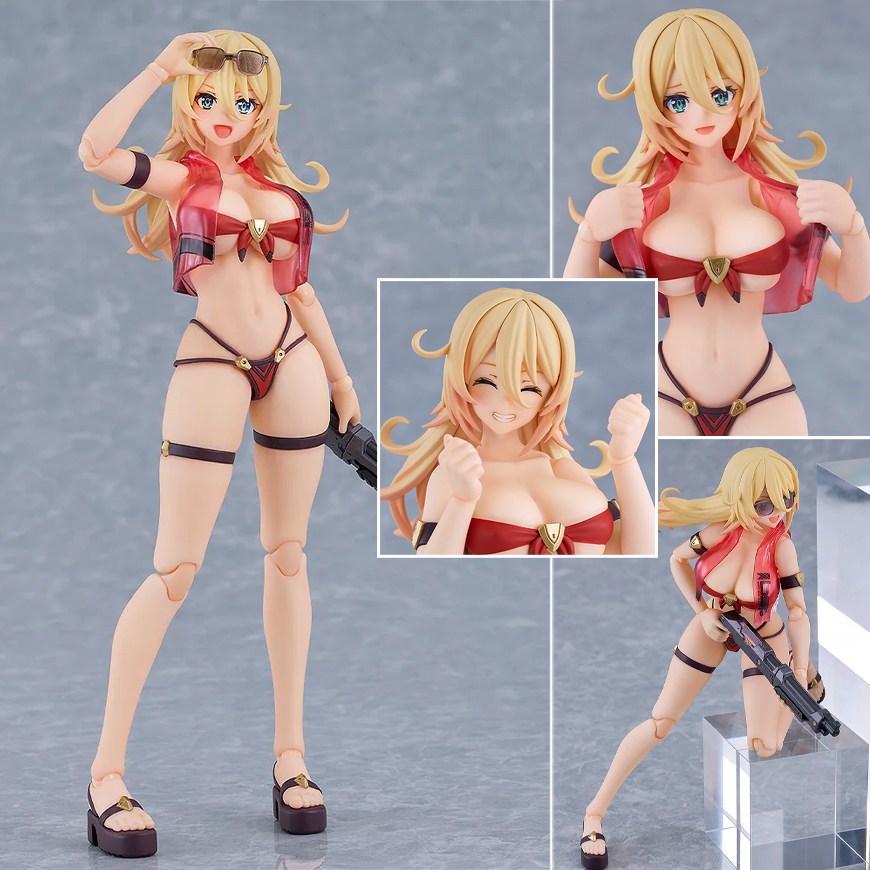 (預訂訂金 $200 / $300) (總價 $465 / $598) Max Factory figma 701 BUNNY SUIT PLANNING Veronica Sweetheart: Swimsuit Ver. 維羅妮卡·甜心 泳裝Ver. (行版普通版 / 日版特典版)