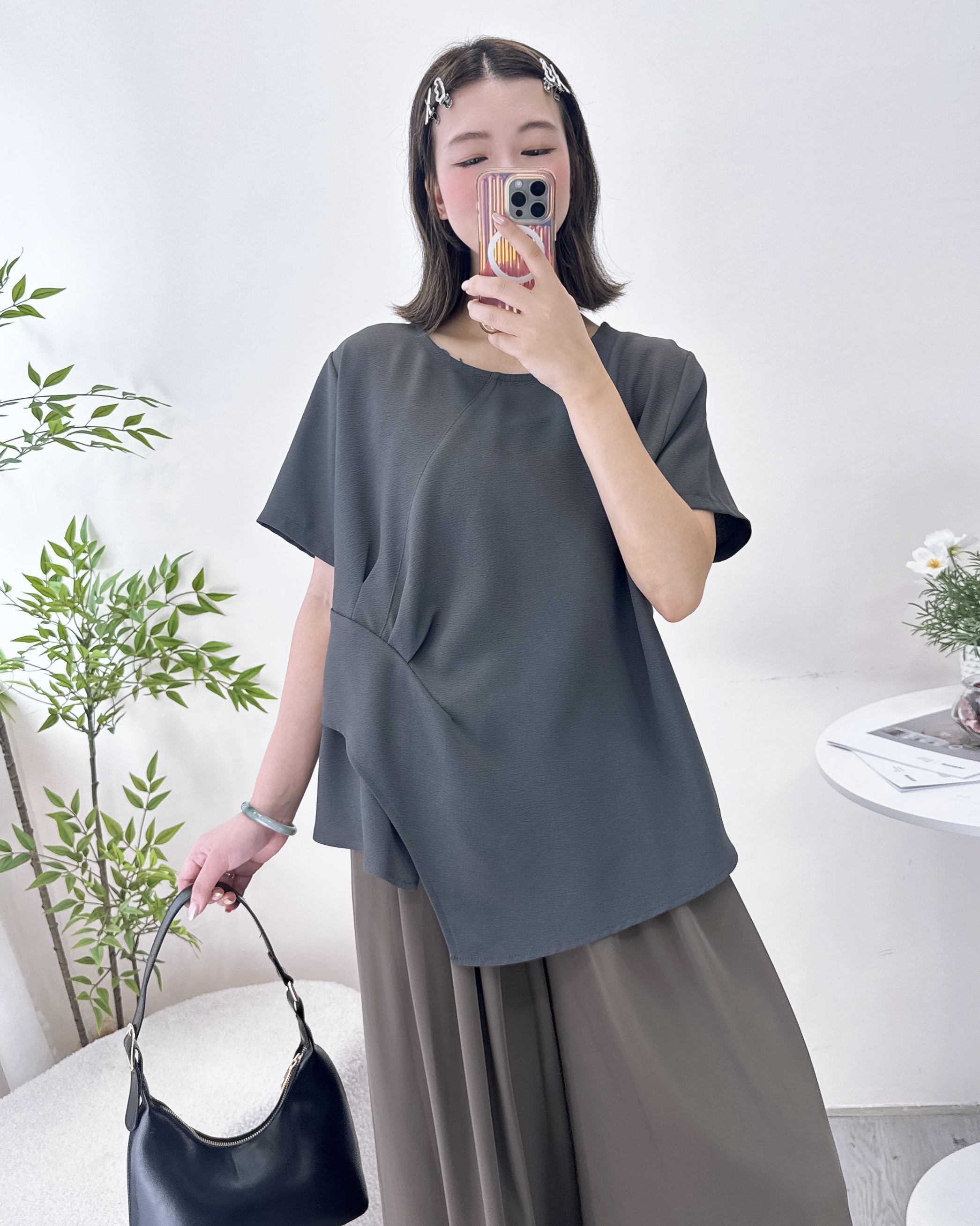 ESP-免燙磨砂西裝料上衣 2色