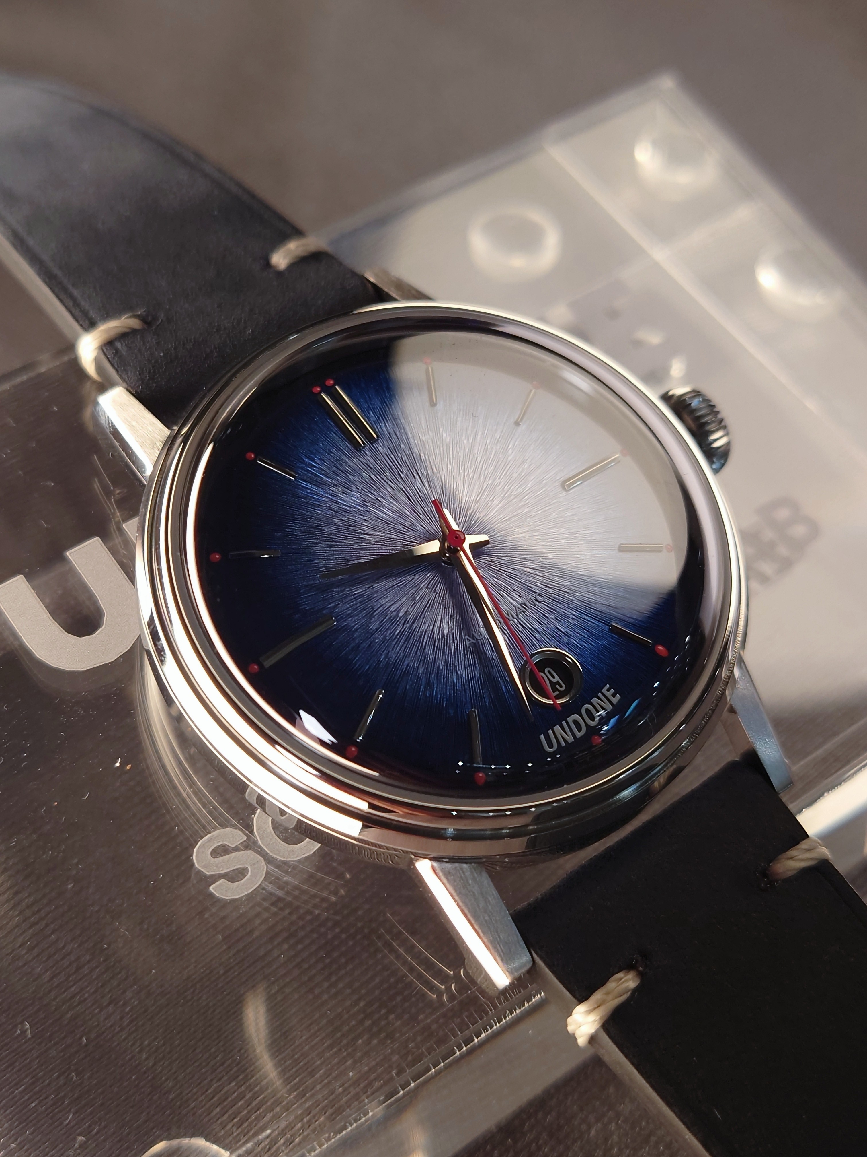 Undone 琺瑯面 Enamel Verde Automatic - URB-RTO-BLU Blue