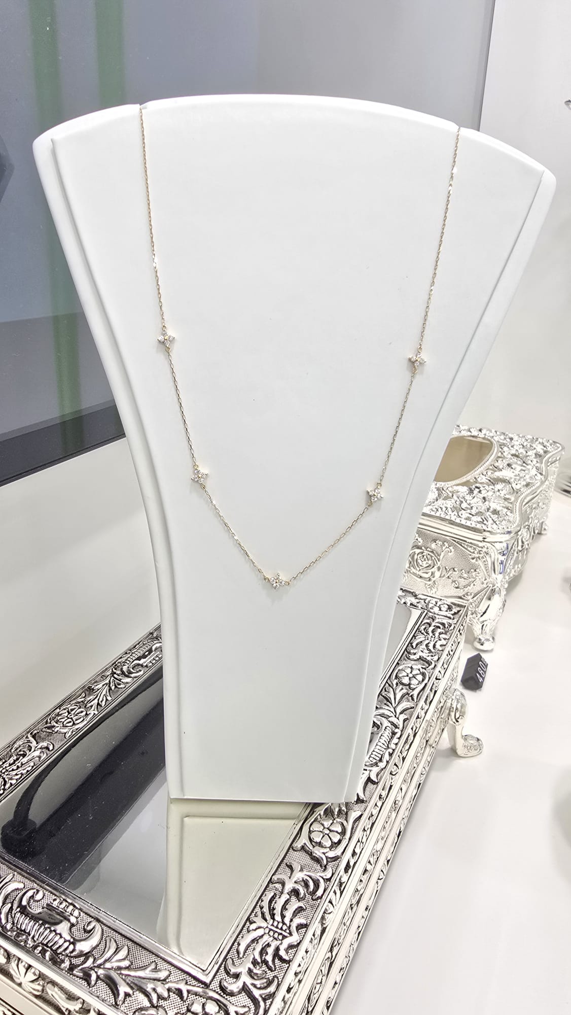 18K滿天星鑽石項鏈 d0.28ct 44cm
