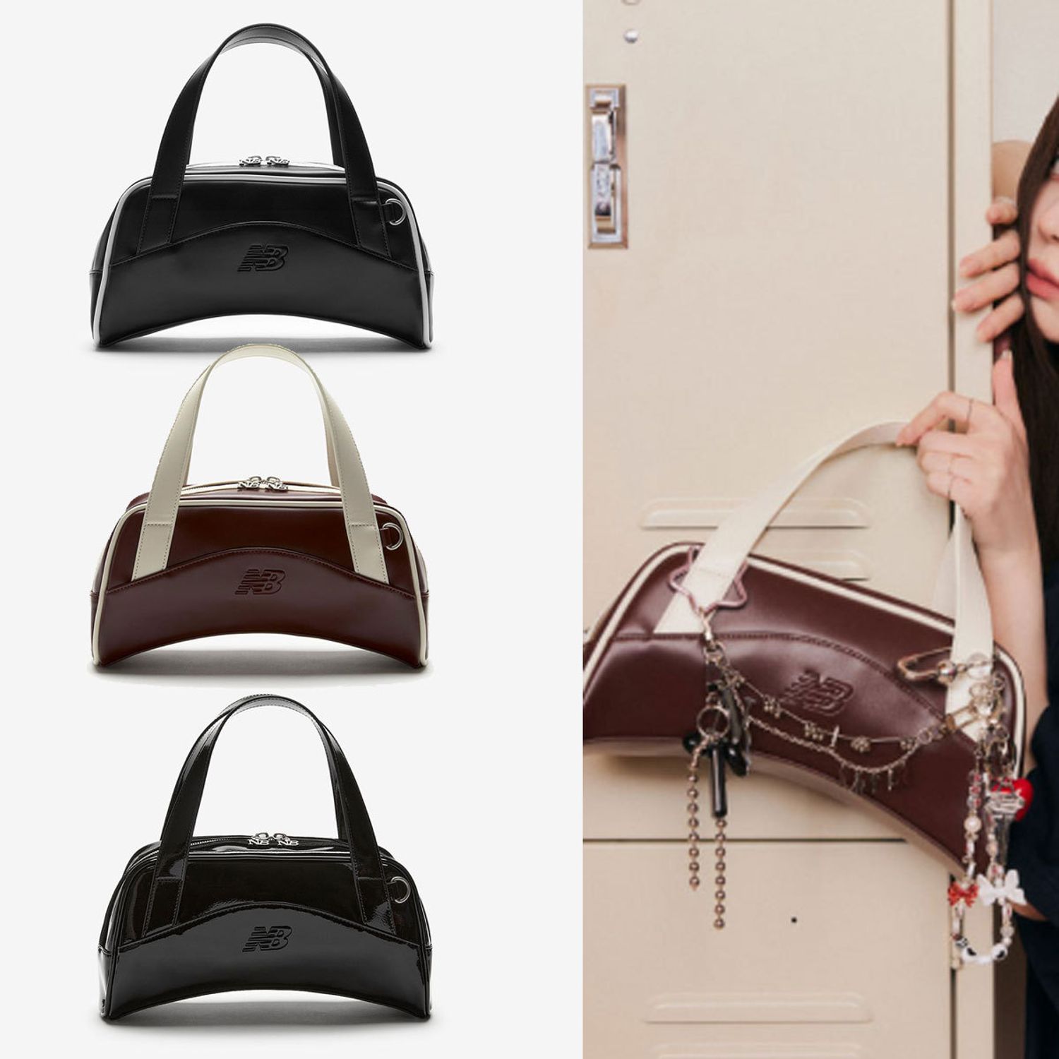 韓國限定【復古新寵】New Balance Track Liner Top Handle Bag