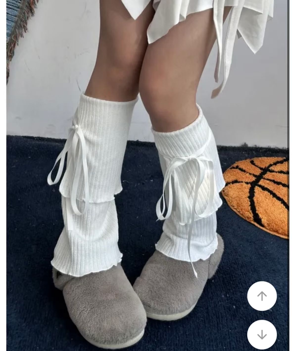 韓國新款襪套🍀綁帶反針織款