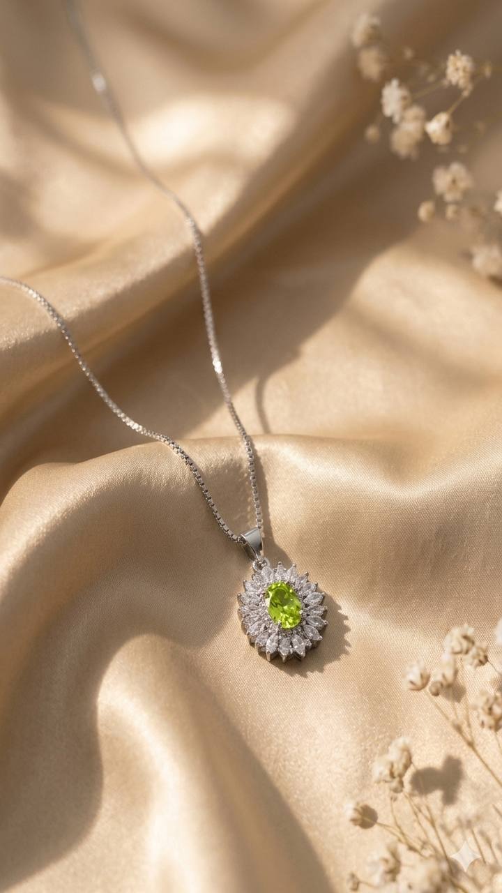 CPNK0098 - Crystal Pendant Necklace 