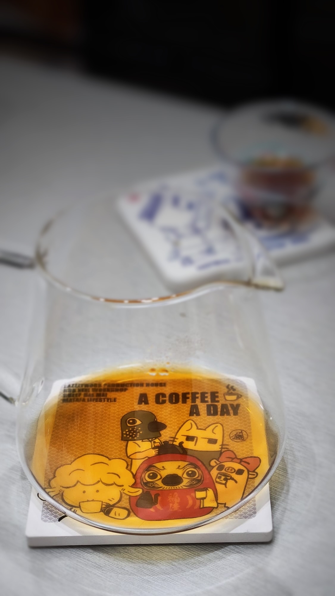 Coffee Illustration 吸水杯墊系列（支持香港創作｜硅藻土 / 陶瓷）