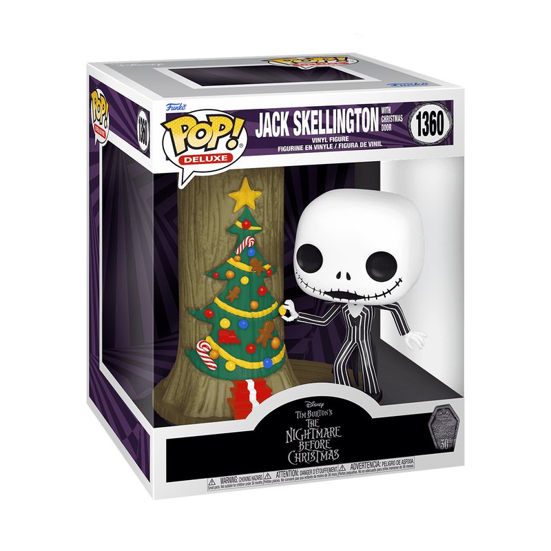 📦訂購 美國代購 Funko POP! Disney Deluxe Jack Skellington with Christmas Door Figure 模型