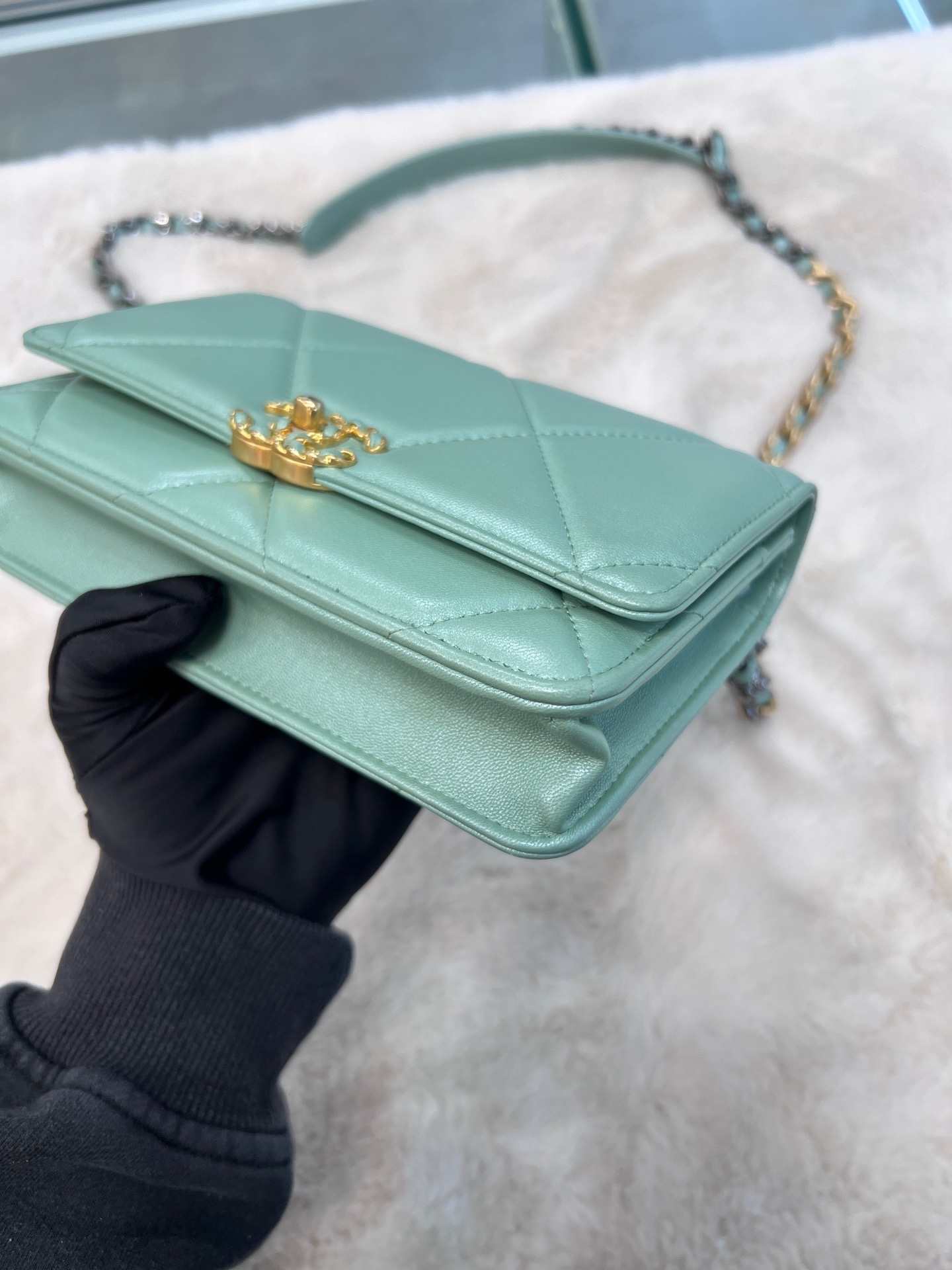 【預訂貨品】芯片款🪪 Chanel薄荷綠woc