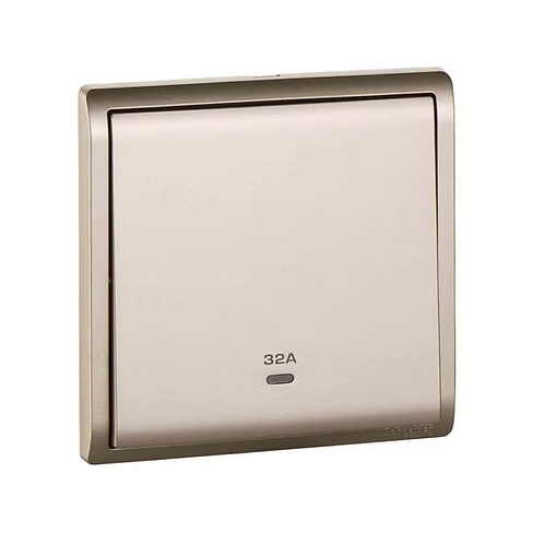 施耐德 Pieno 沉醉金 32A單位 燈曲