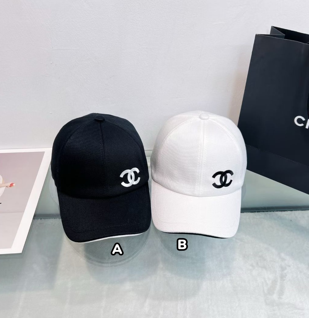 CHANEL 簡約Logo 棒球帽