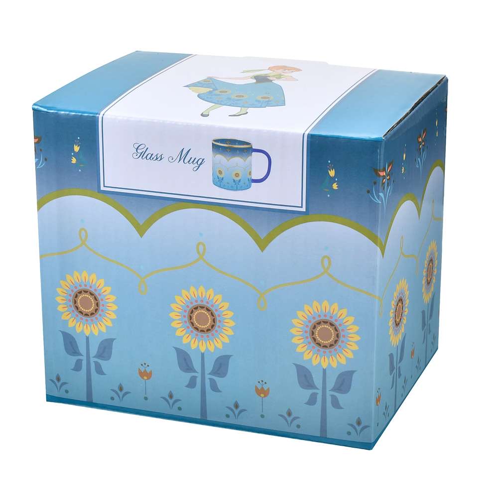 🎀【預訂】 Frozen Fever Anna Mug Heat-Resistant Glass 