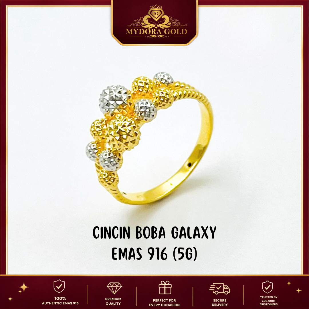 MYDORA Cincin Boba Galaxy EMAS 916 (5G) l EMAS 916/22K