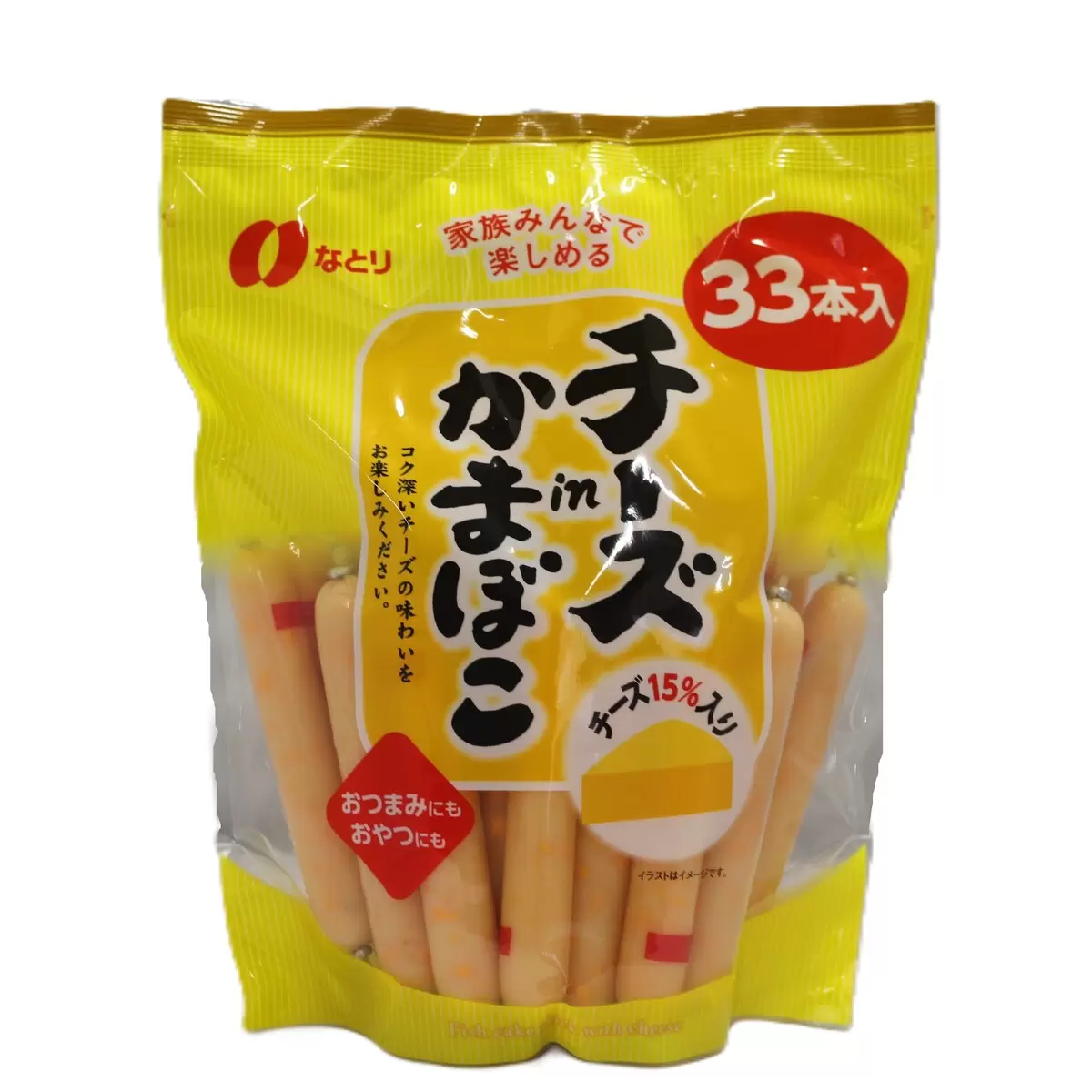 (網站產品) 日本直送 COSTCO Fujimitsu：香濃芝士夾心魚腸 (33條特大分享裝)