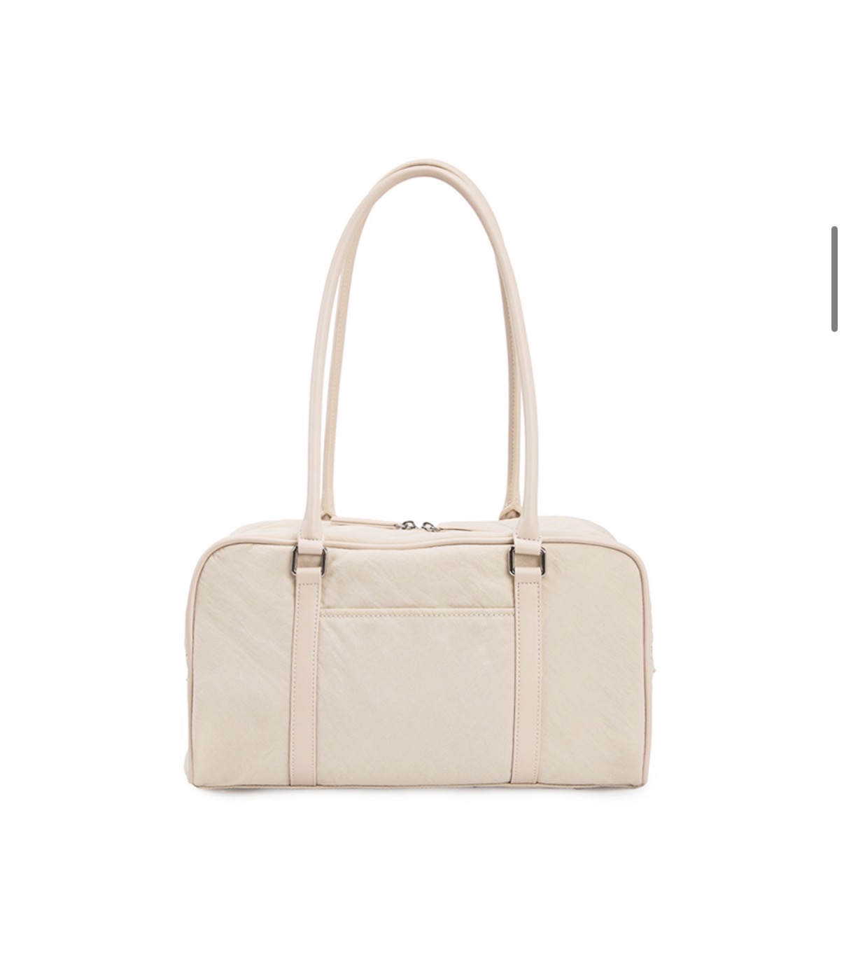 MATIN KIM 特價場 DOUBLE POCKET SPORTY TOTE BAG IN BEIGE
