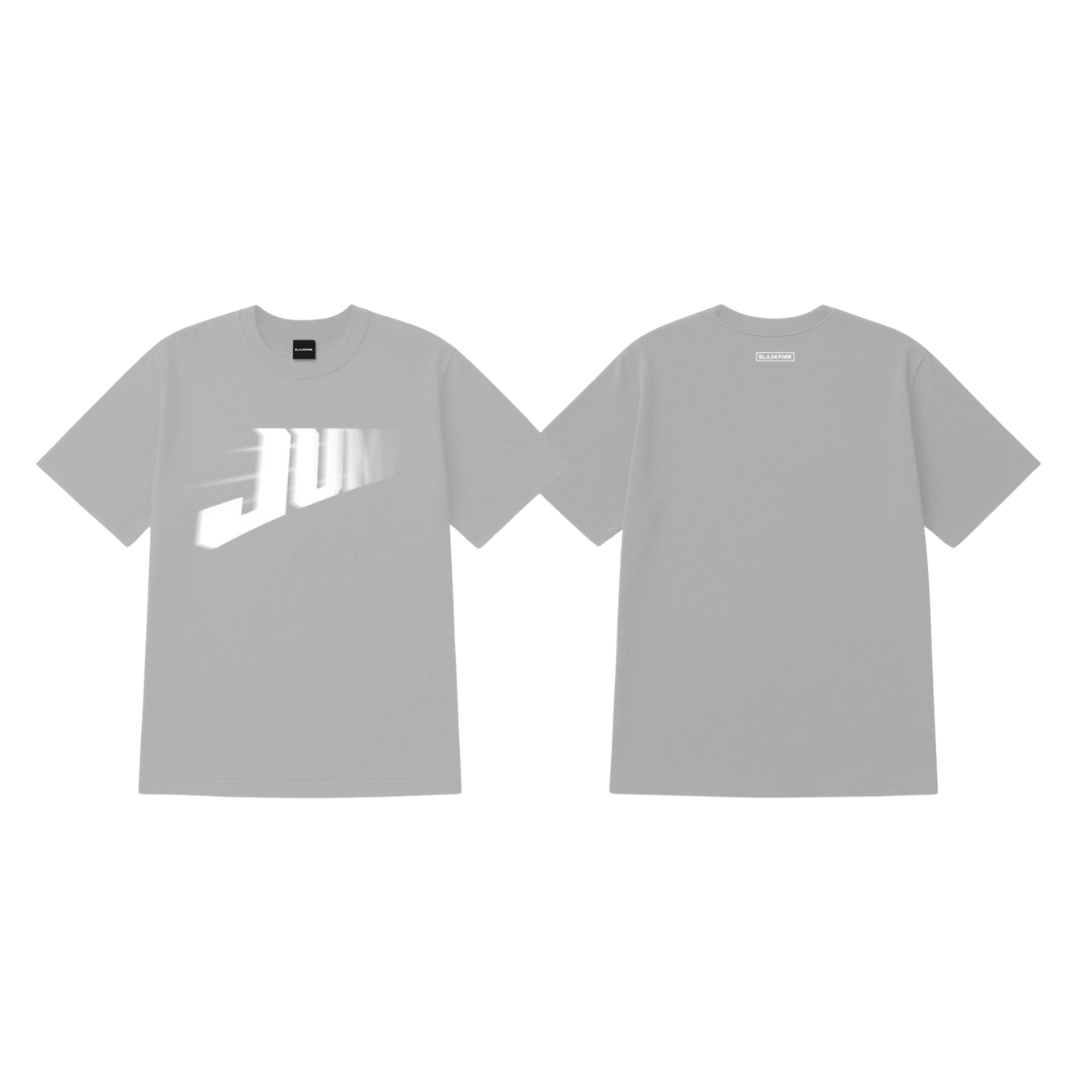 BLACKPINK - [JUMP] BLACKPINK T-SHIRT - GREY - OVERSIZED FIT