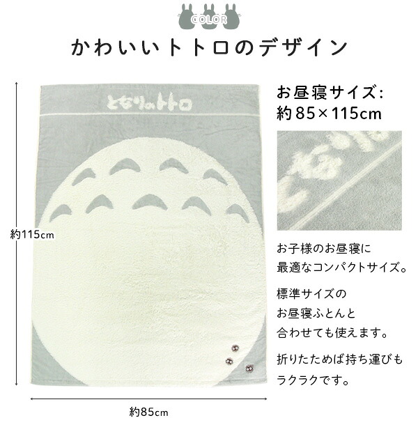 🆕【⭐訂購⭐】  🇯🇵日本直送 🌀 #龍貓 小童毛毯 🌀 [PLJD-0184] [261121]