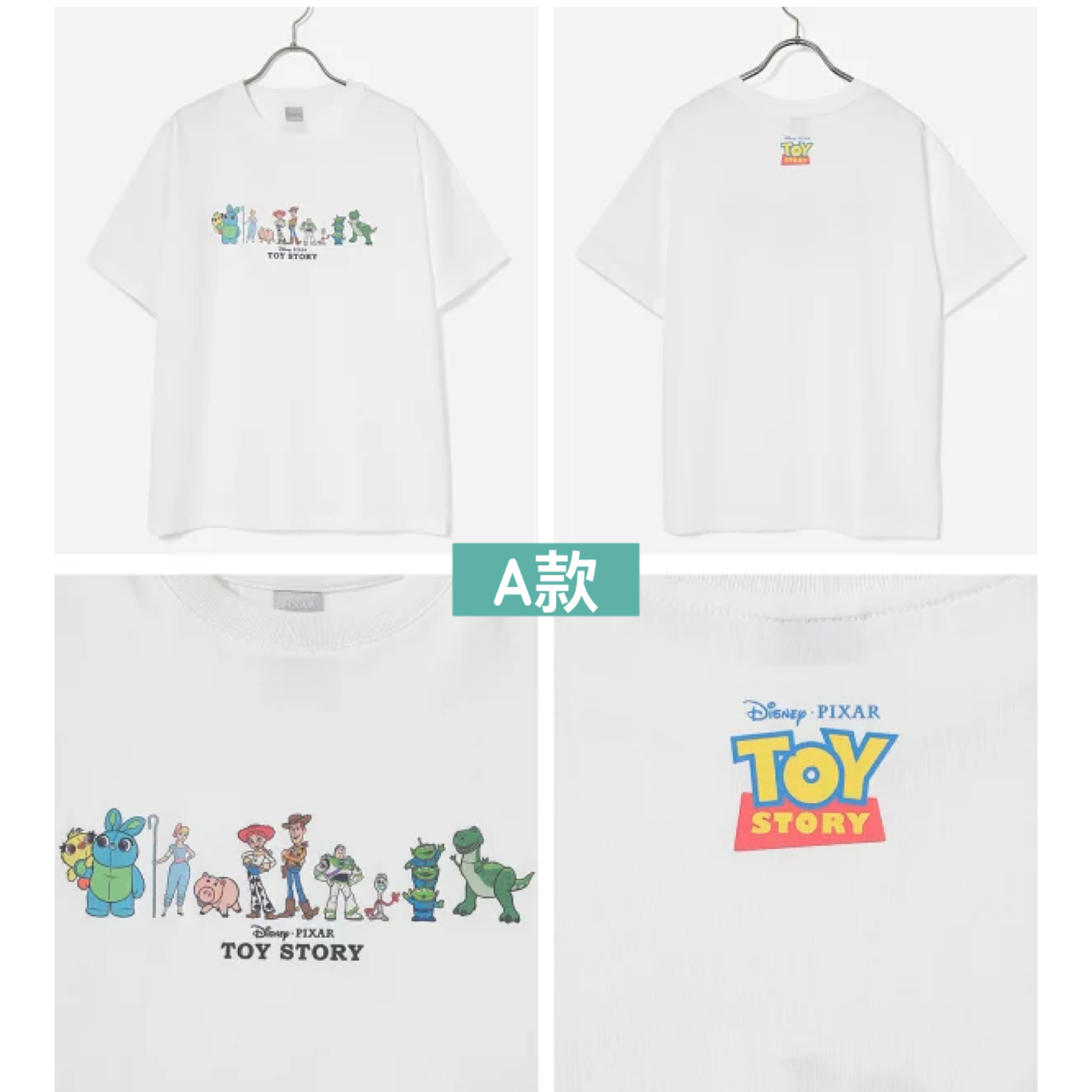 日本預訂📍日本Toy Story可愛圖案涼感短袖Tee
