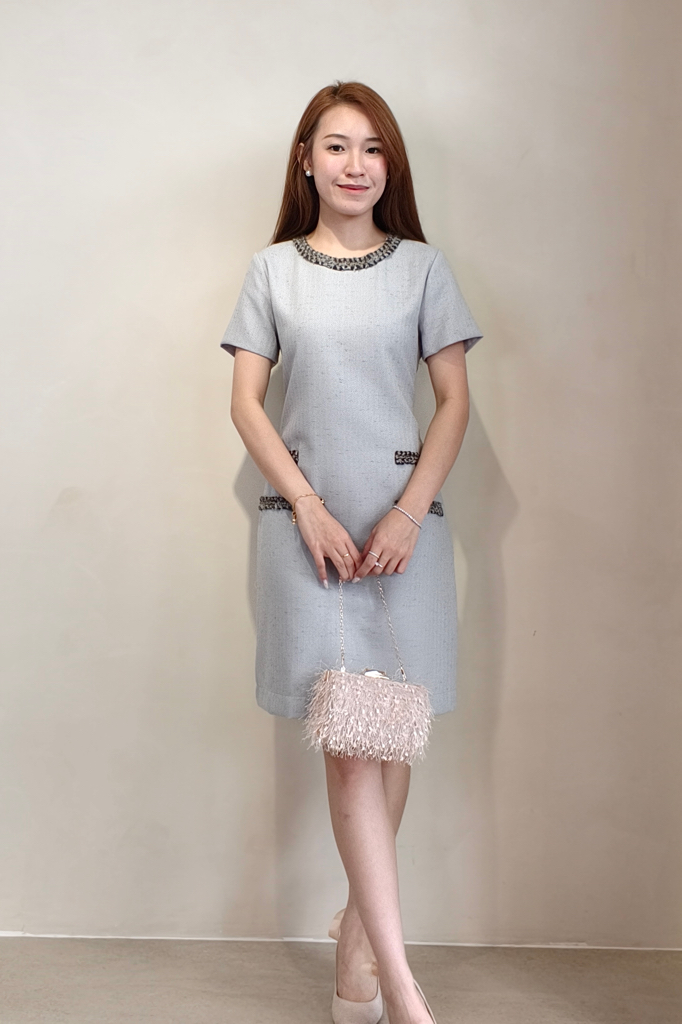 210557 Trim Detail Dress