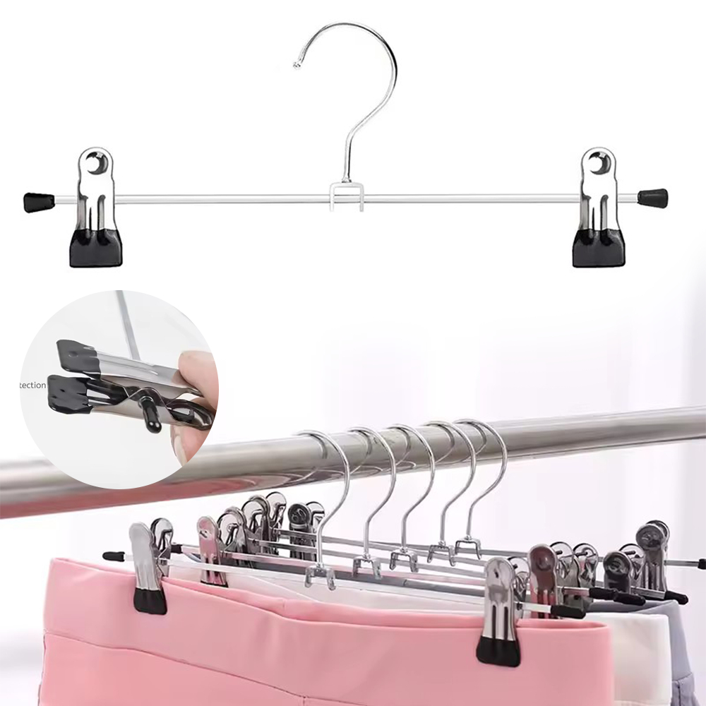 10pcs 衣褲夾衣架 黑色 28-30cm UB0243