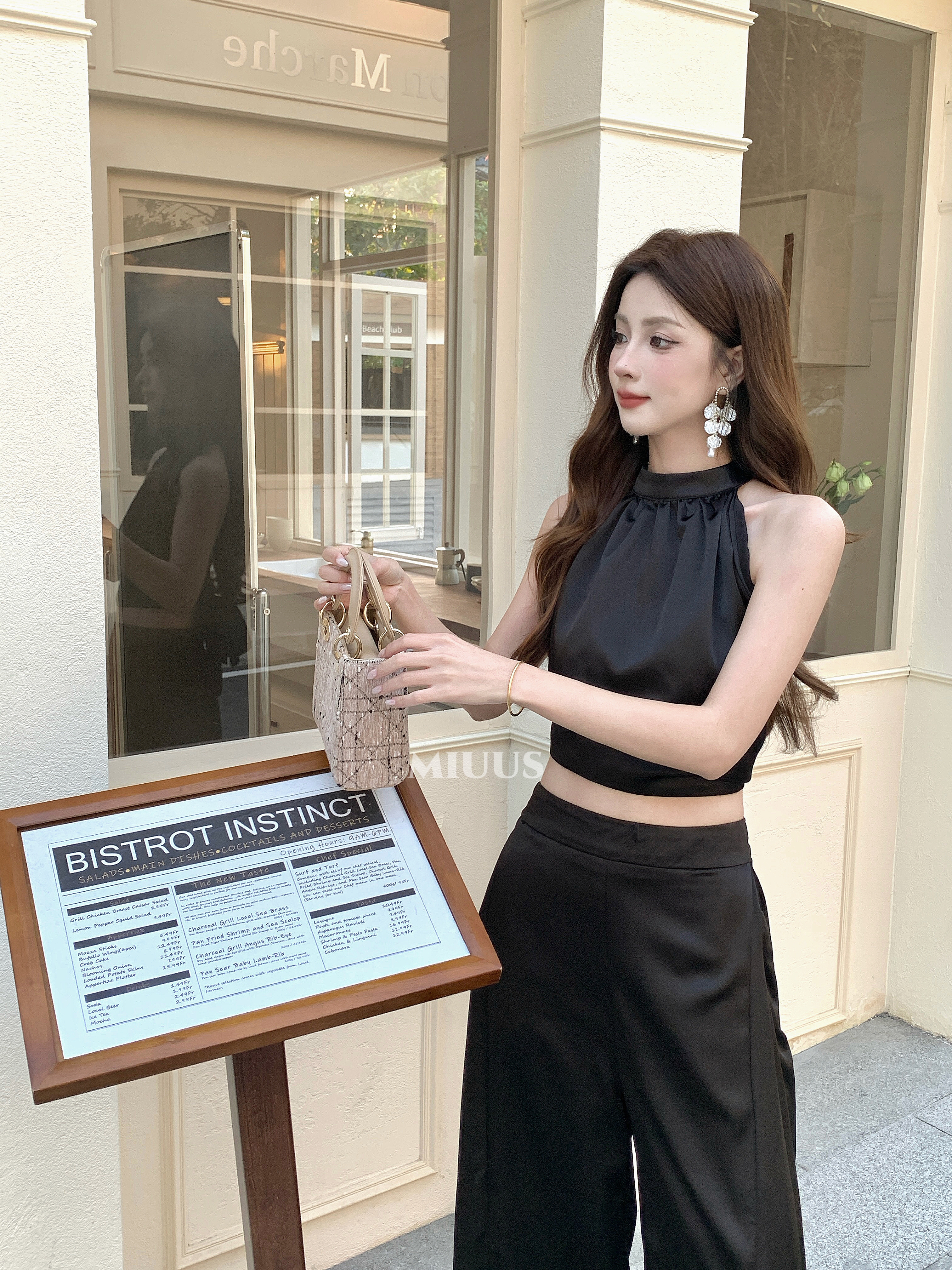 1782 Moonlight Muse Halter Set 月光缪斯露背套装