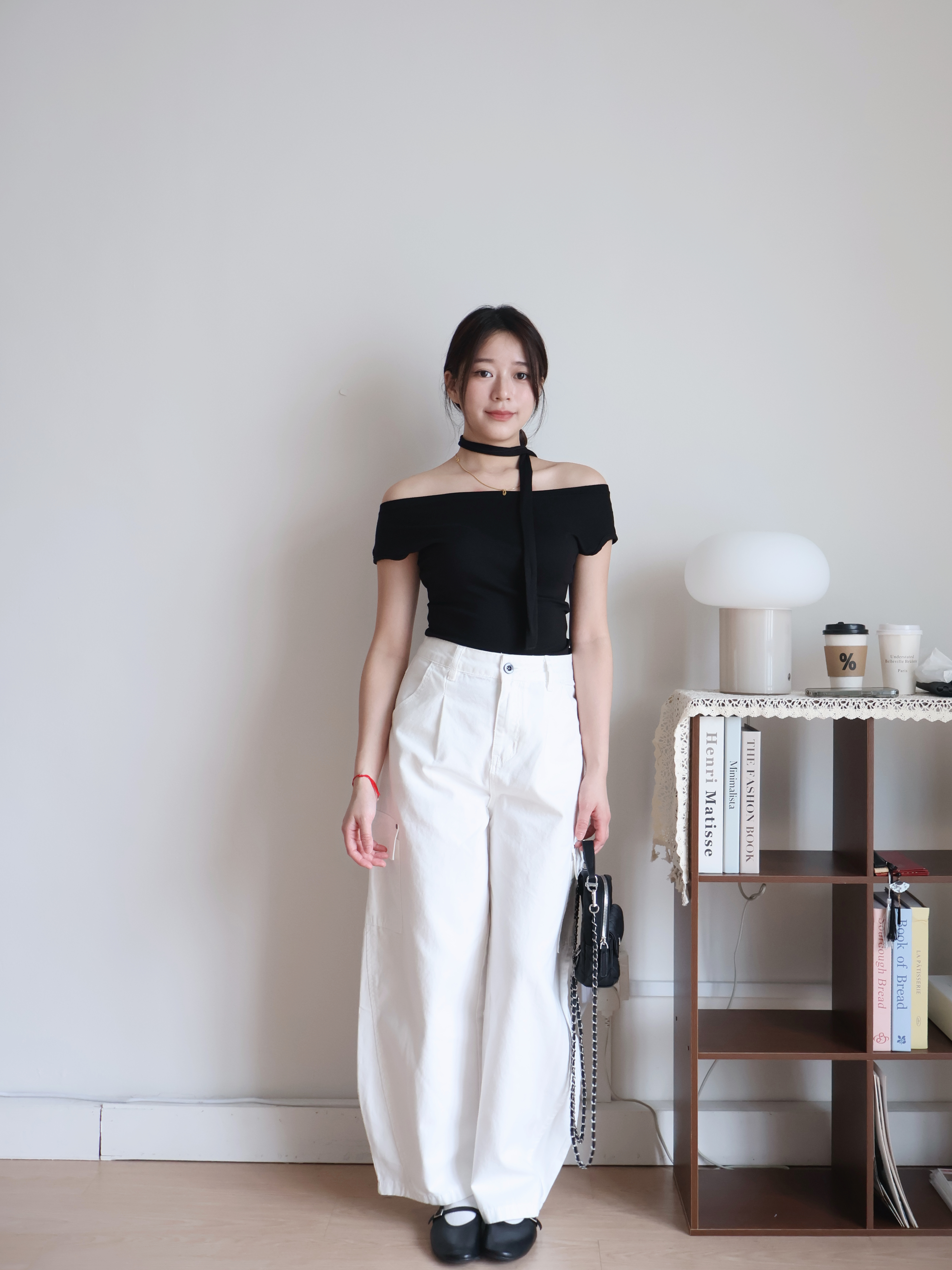 Hazel Cropped Top | Black