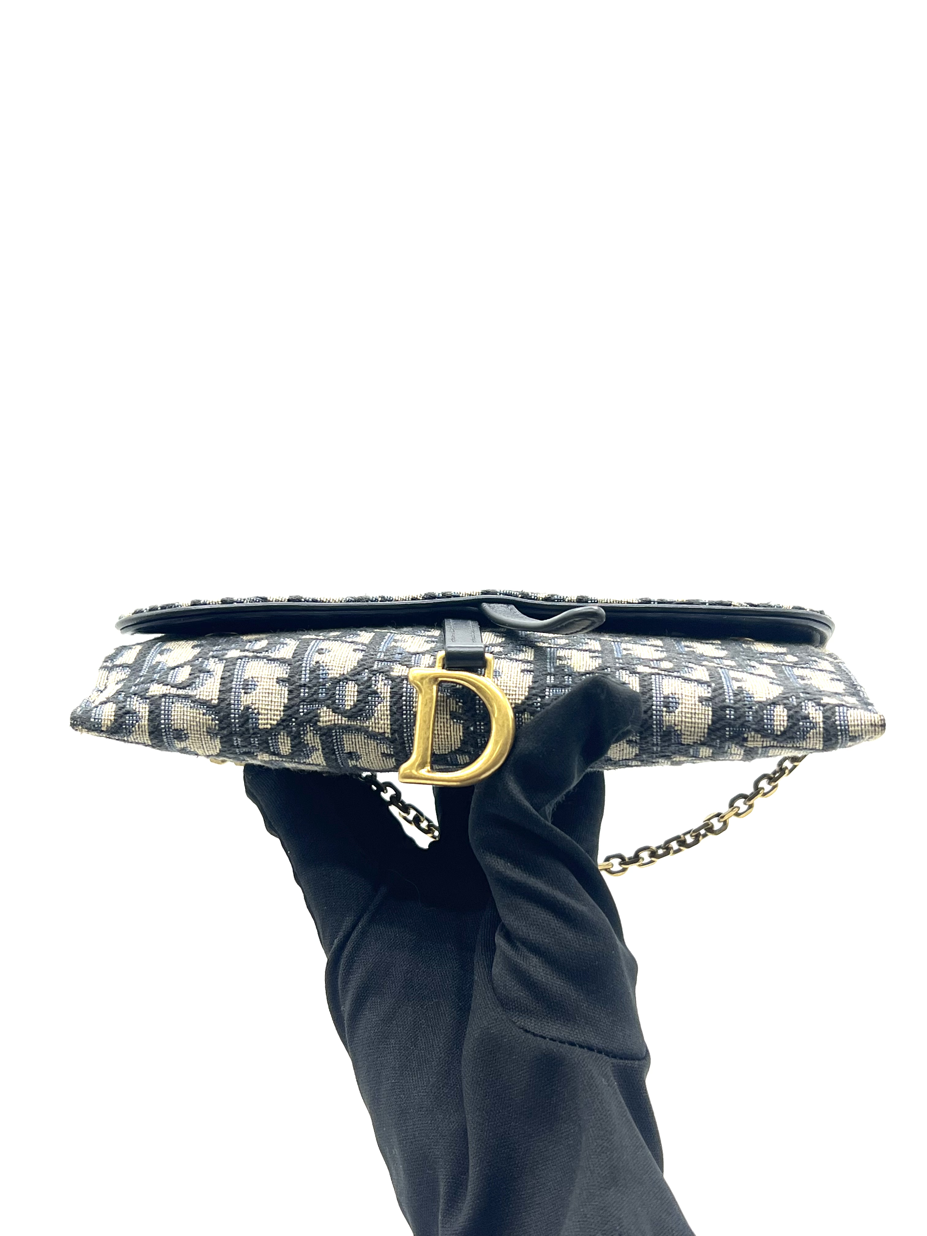 Pre-Owned DIOR Saddle Pouch with Chain / Product Code: 26050612