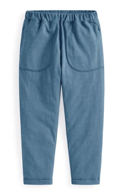 竹節棉口袋長褲-童