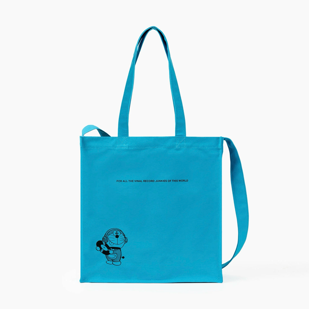 [限量版][預購] 多啦A夢斜孭袋 2 Way Totebag 音樂魂系列 LAD MUSICIAN合作款 | DJ打碟造型