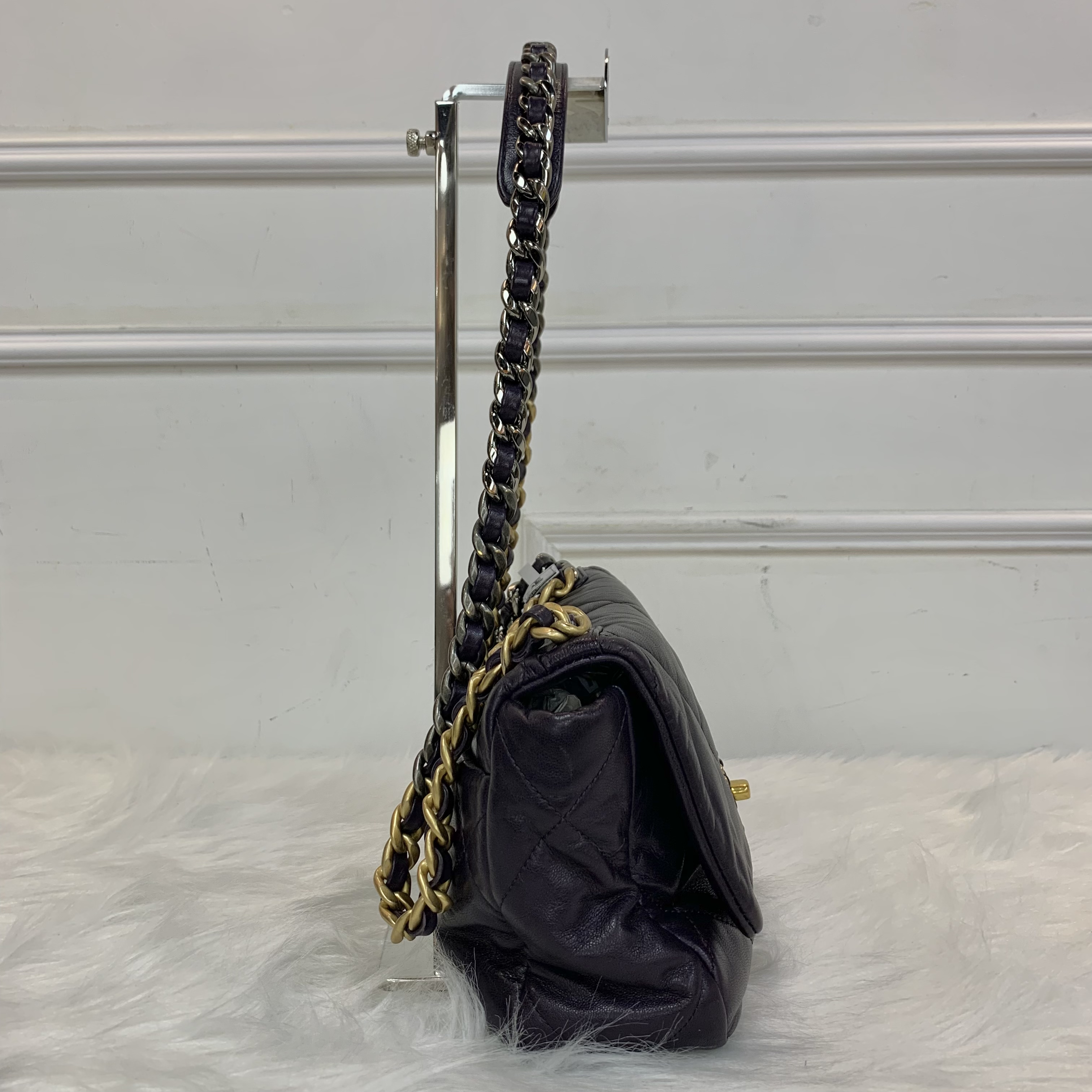 紫色控💜Full set Chanel19bag 罕有深紫色系列
