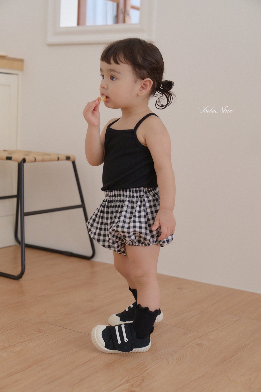 ☀️預訂 韓國直送☀️🇰🇷Bebenine三色標籤吊帶背心格紋上下套裝