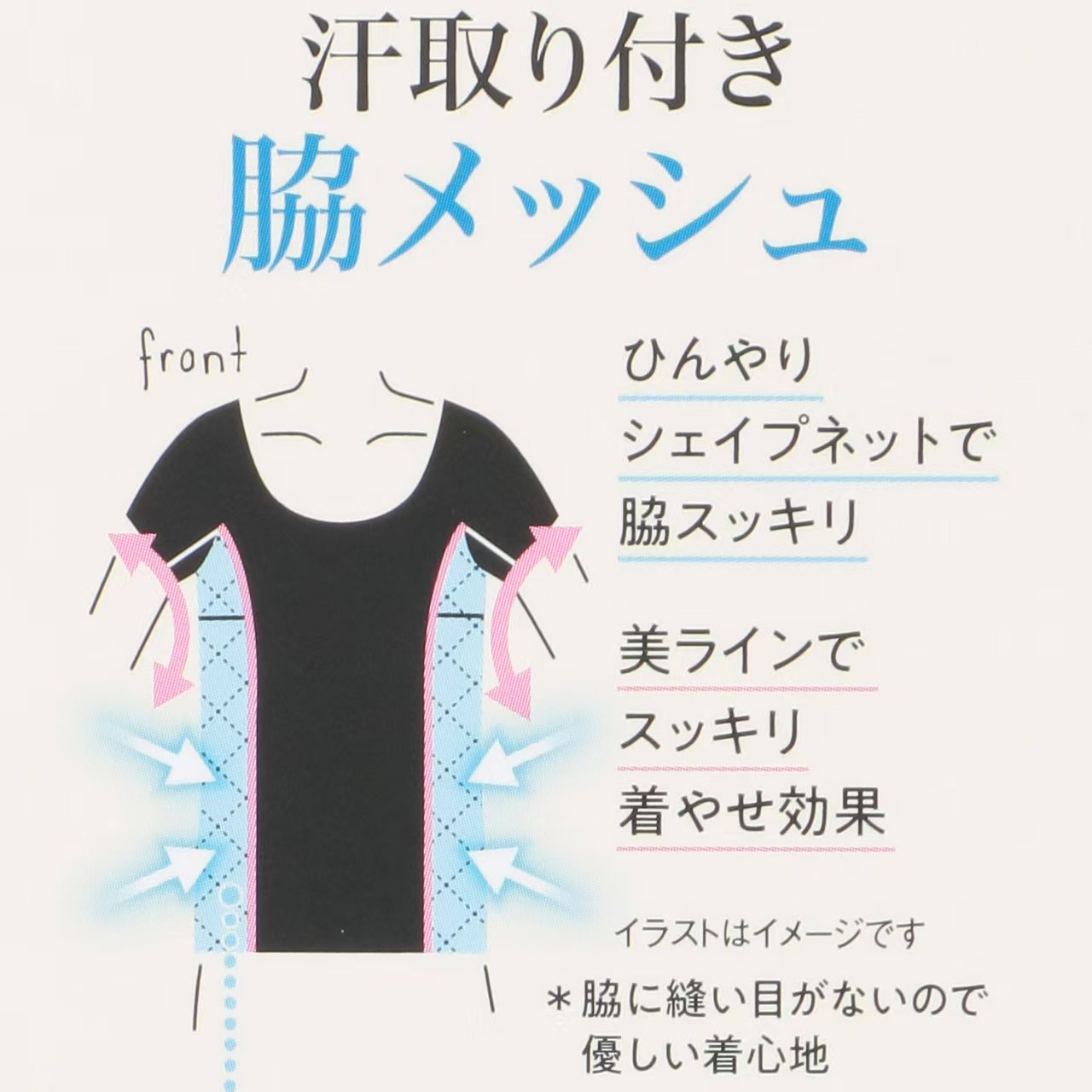 日本直送 清涼透氣 吸汗 無袖背心  M - LL