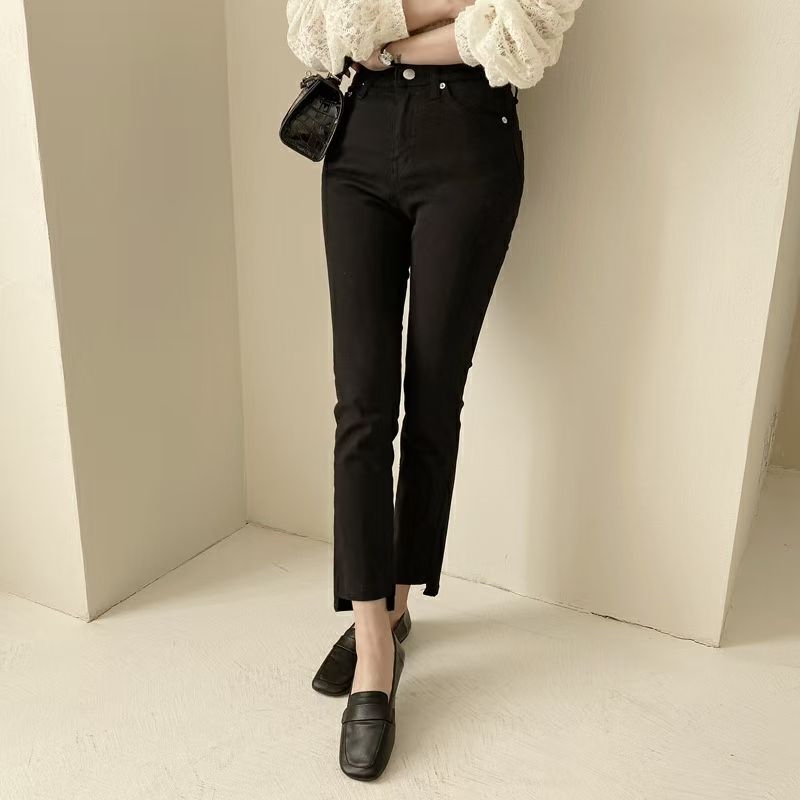 顯瘦修身彈性牛仔褲