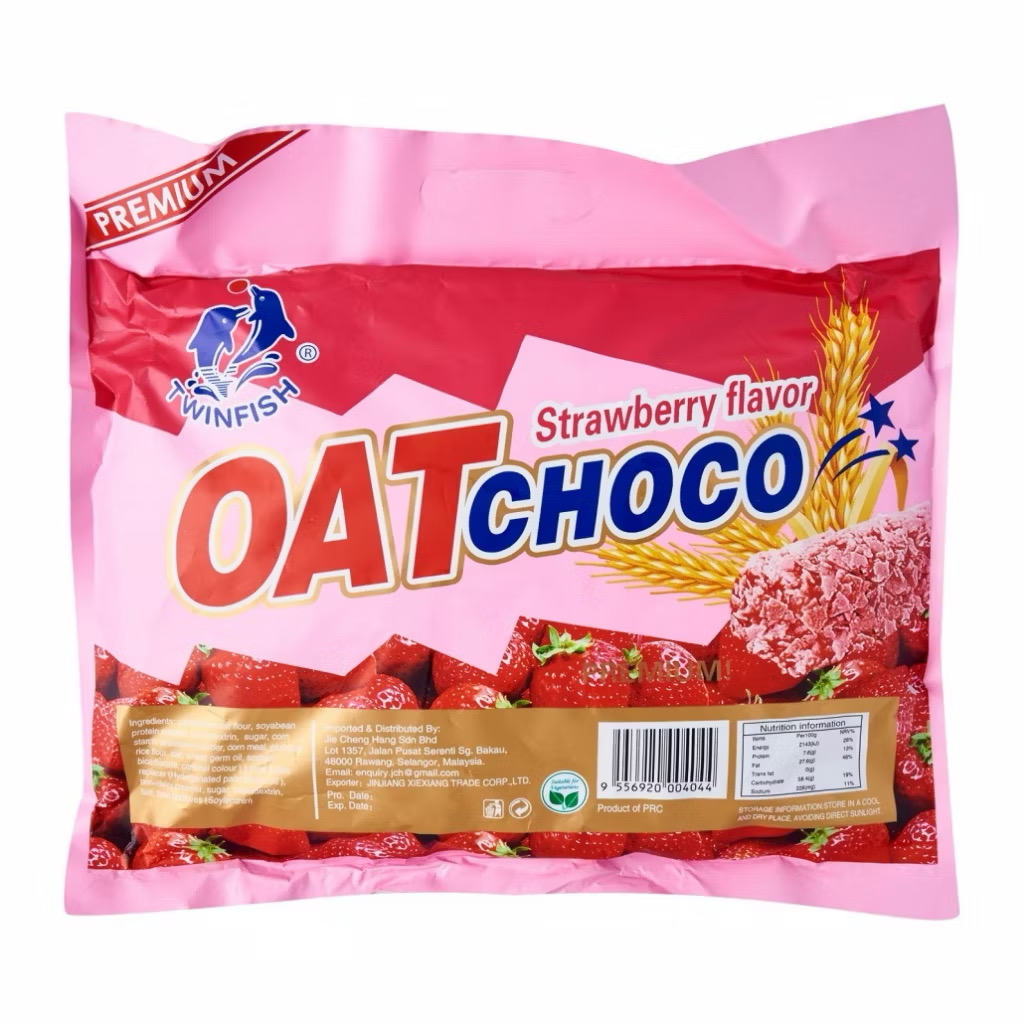 400g TwinFish Premium Oat Choco [Original / Chocolate / Strawberry / Sweet Potato]