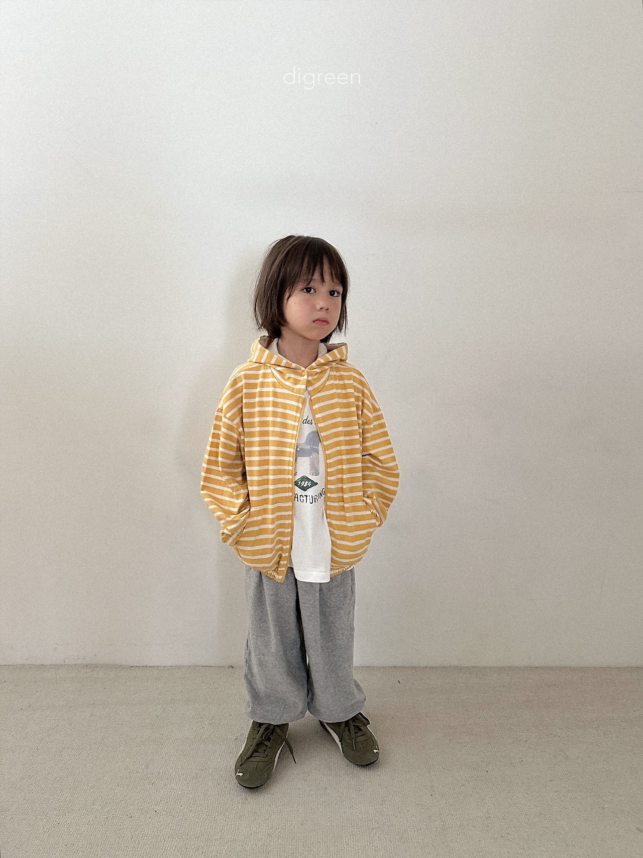 Digreen | candy hood zip-up 