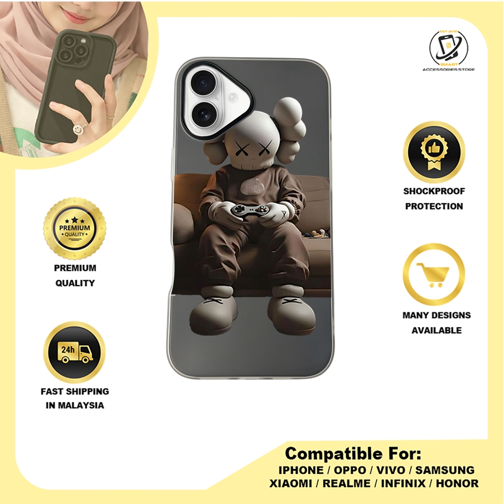 JELLY CASE PHONE FOR IPHONE - DESIGN KAWS A