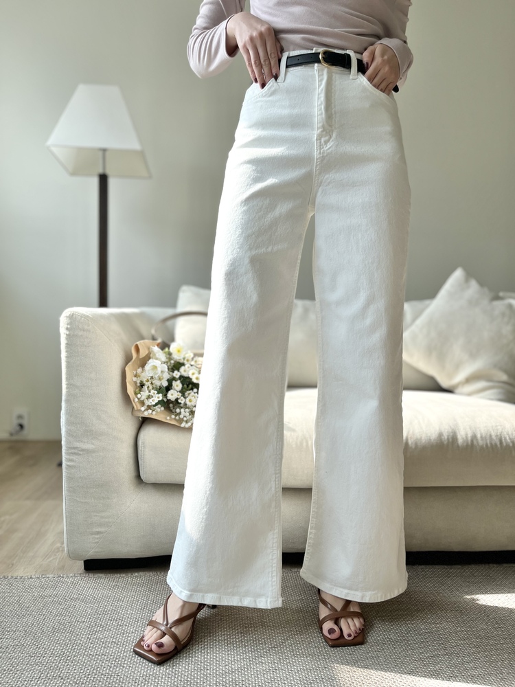 White Flared Jeans