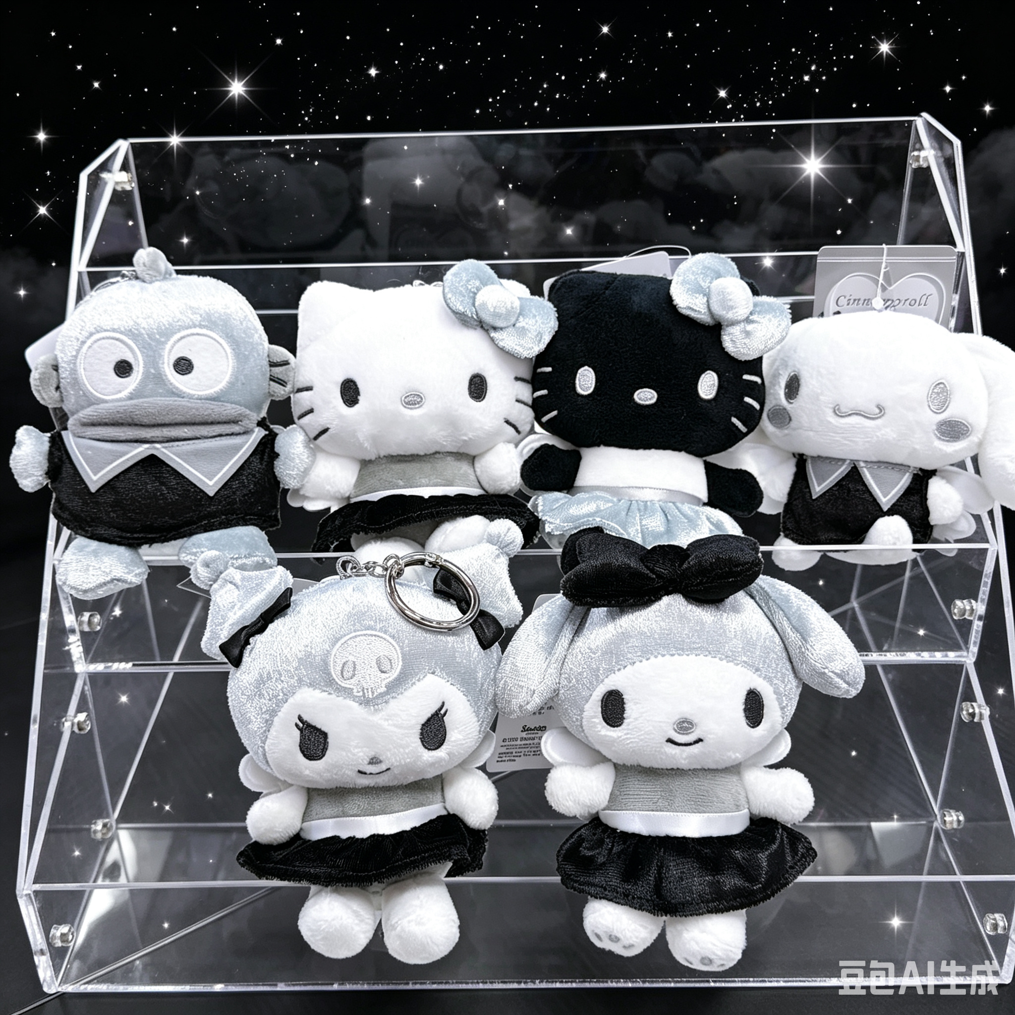 原裝行貨Sanrio 黑天使系列公仔掛飾