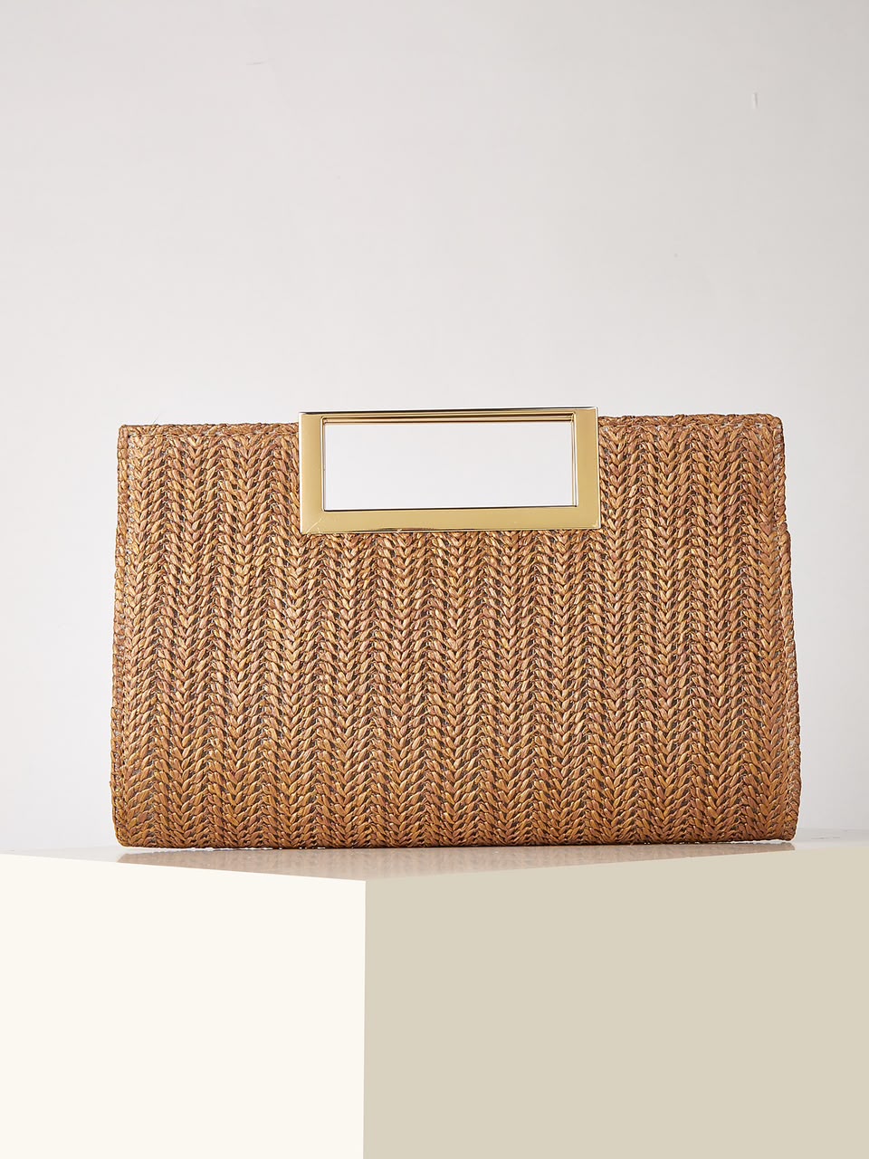 6366 Sienna Woven Clutch Bag