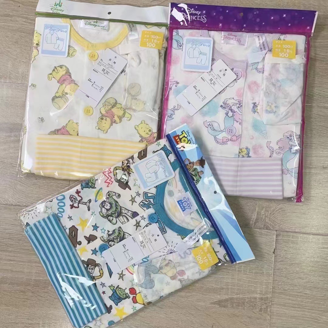 日本 Disney兒童長袖睡衣套裝 - 1套  現貨