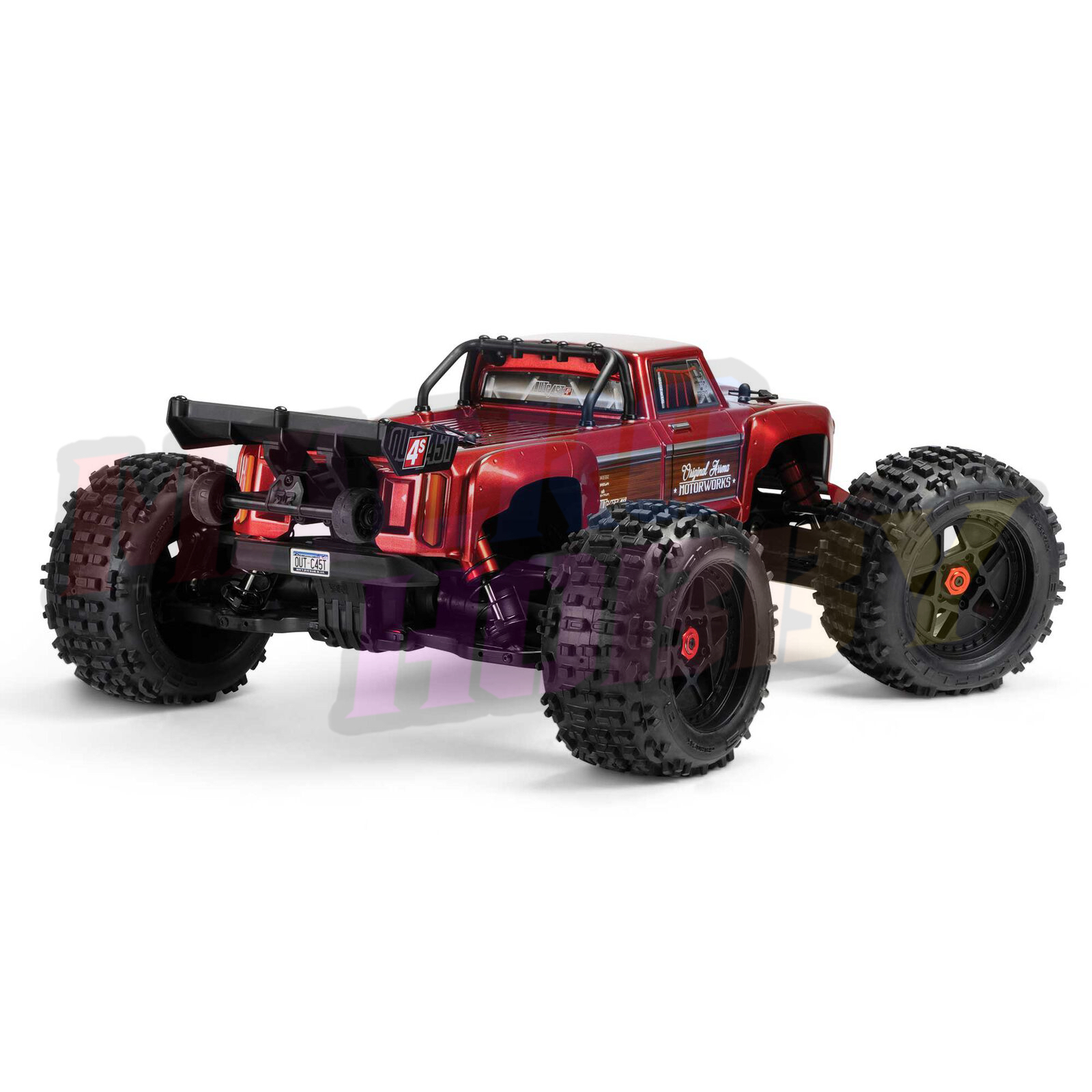 1/10 OUTCAST 4X4 4S V2 BLX Stunt Truck RTR, RED