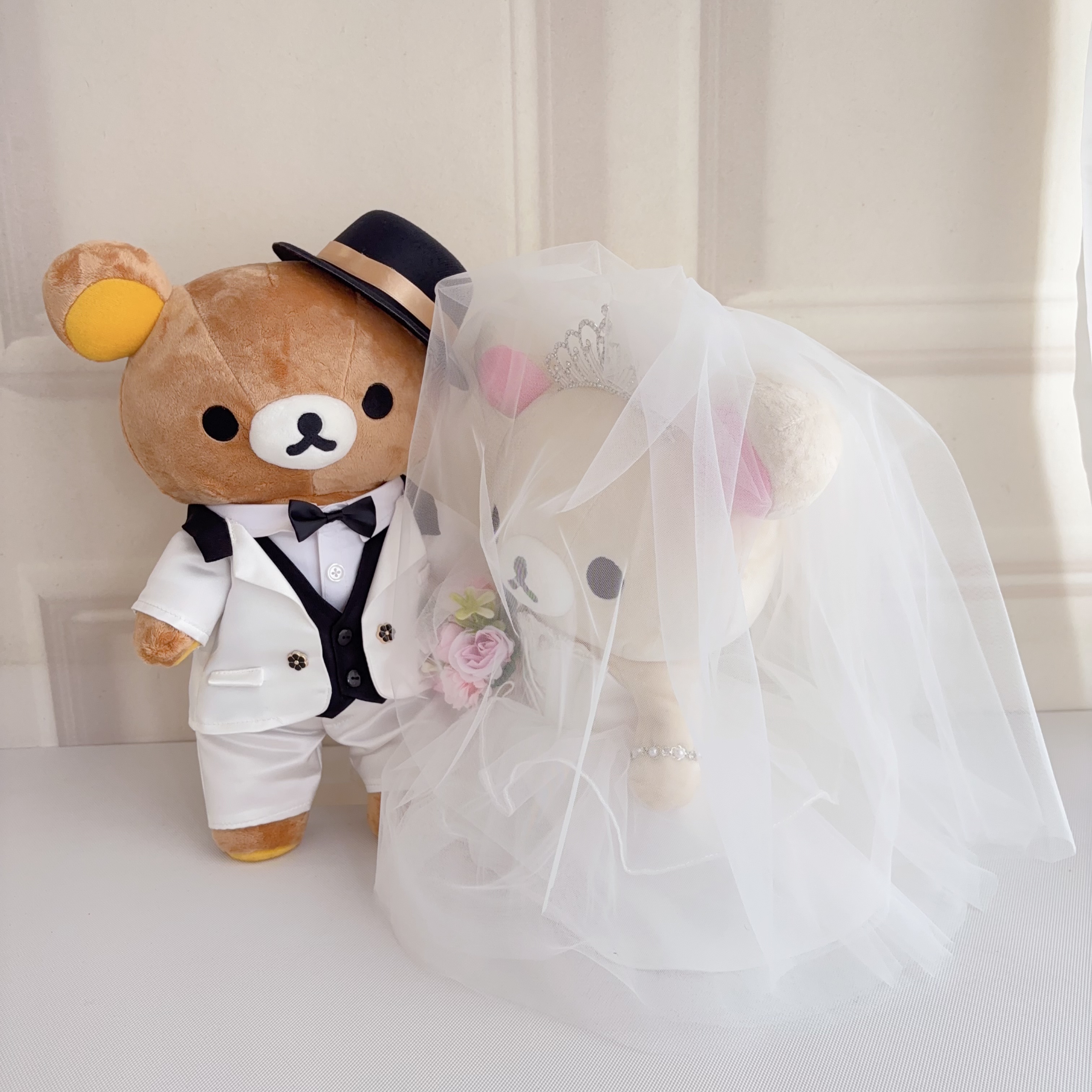 (非現貨)鬆弛熊結婚公仔