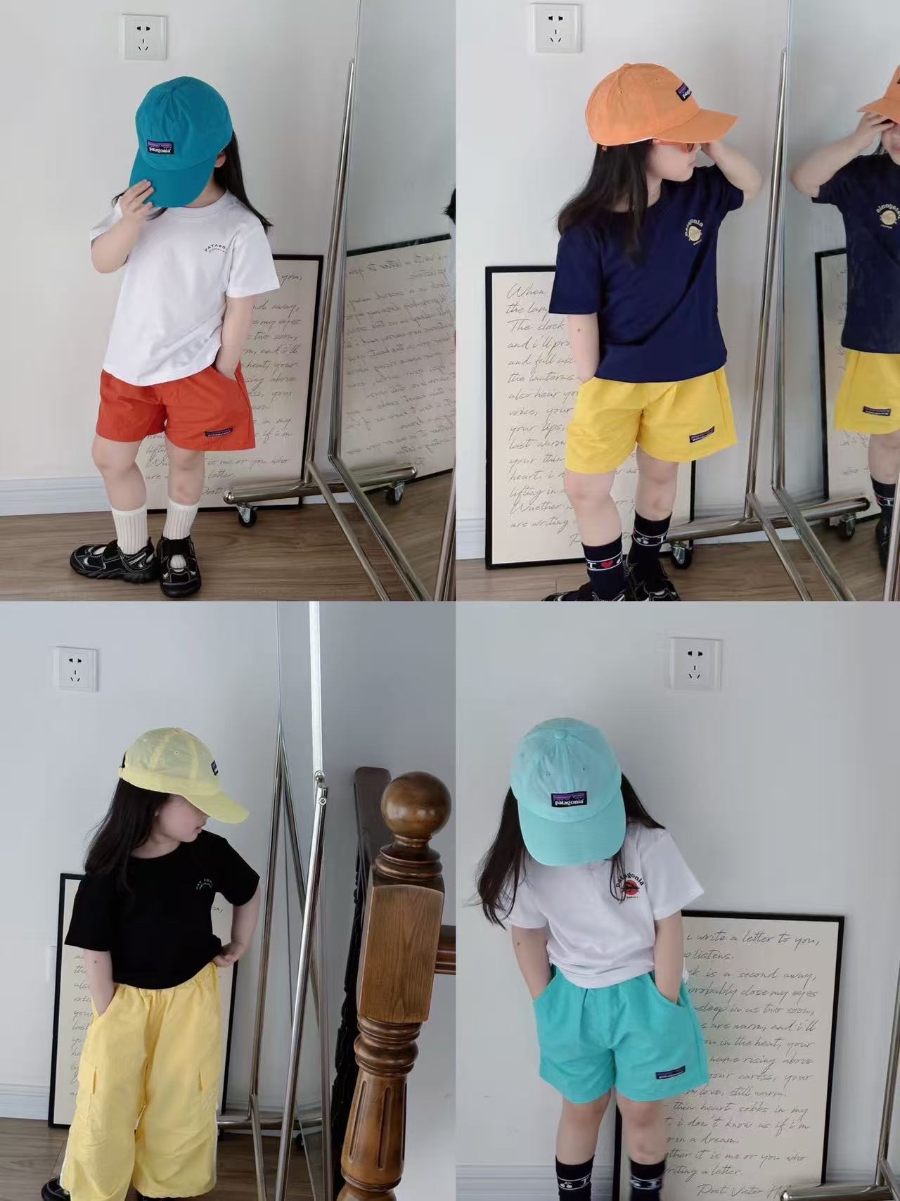 0749 巴搭親子❤️短褲、帽