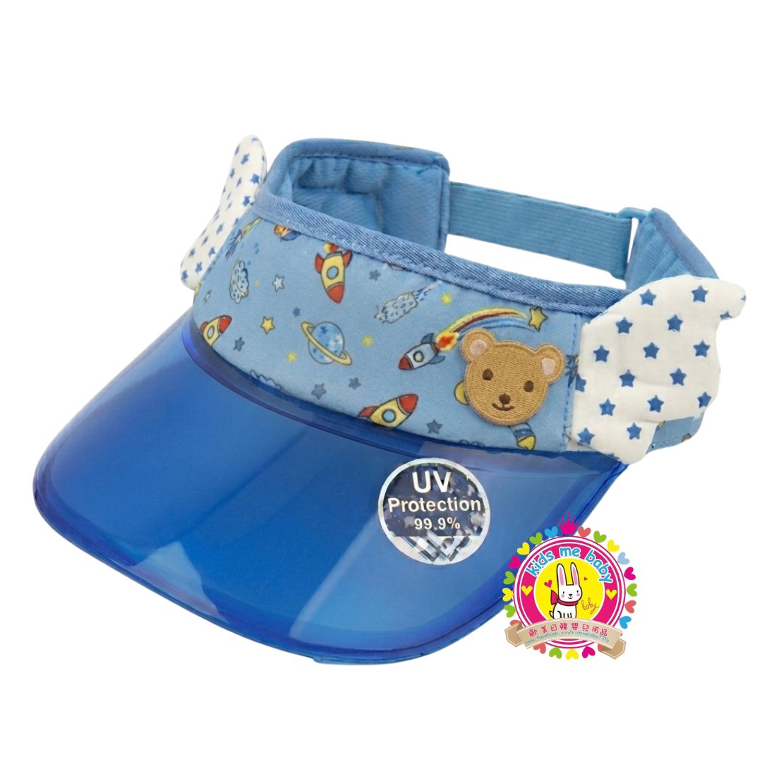 Momo Friends 韓國 兒童防曬帽 可調節鬆緊 帽圍52cm ⭐