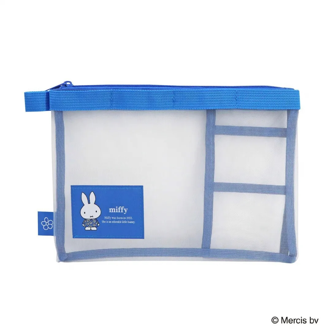 MIFFY 網 POUCH 藍花裙